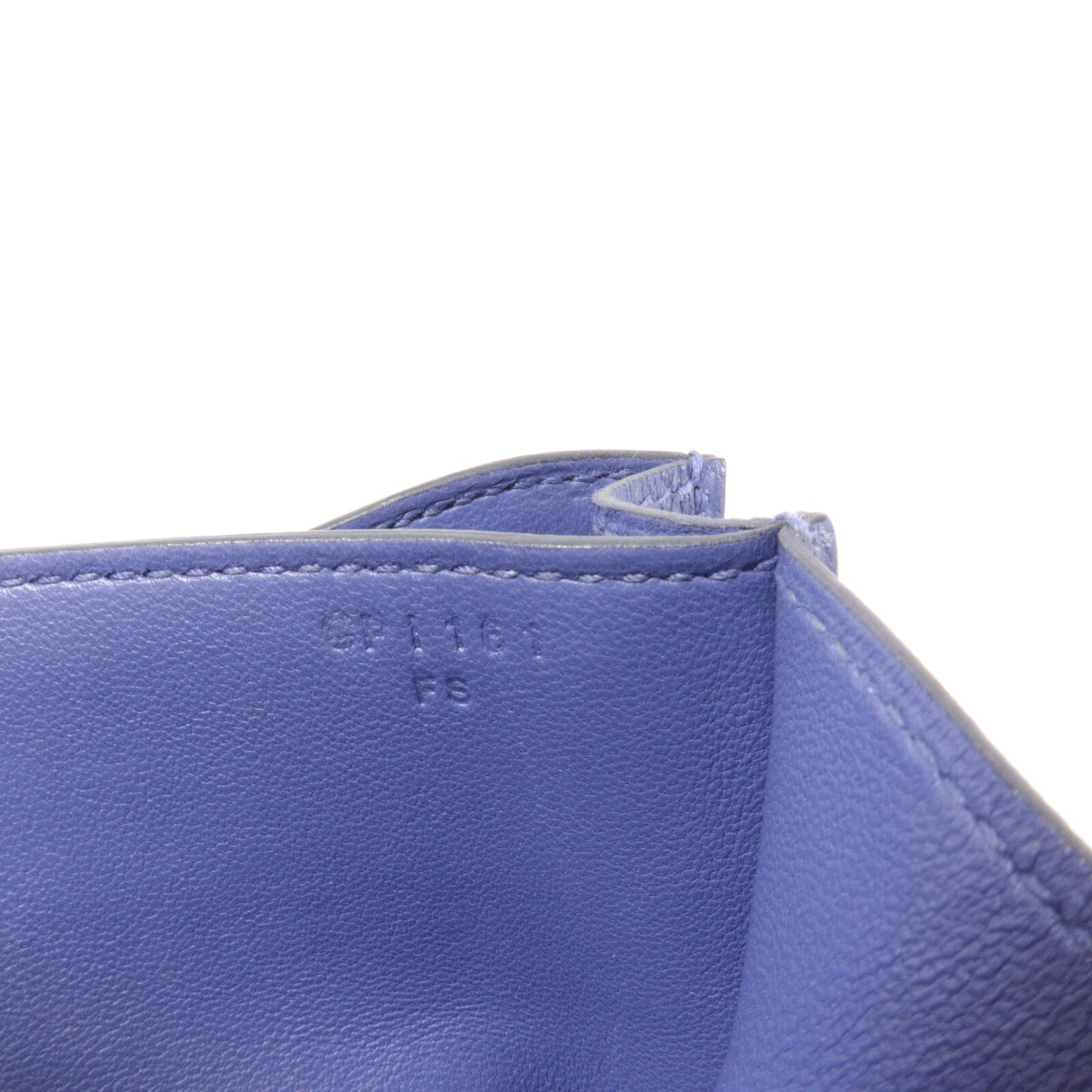 HERMES Evercolor皮革Constance Mini肩背袋Blue Brighton