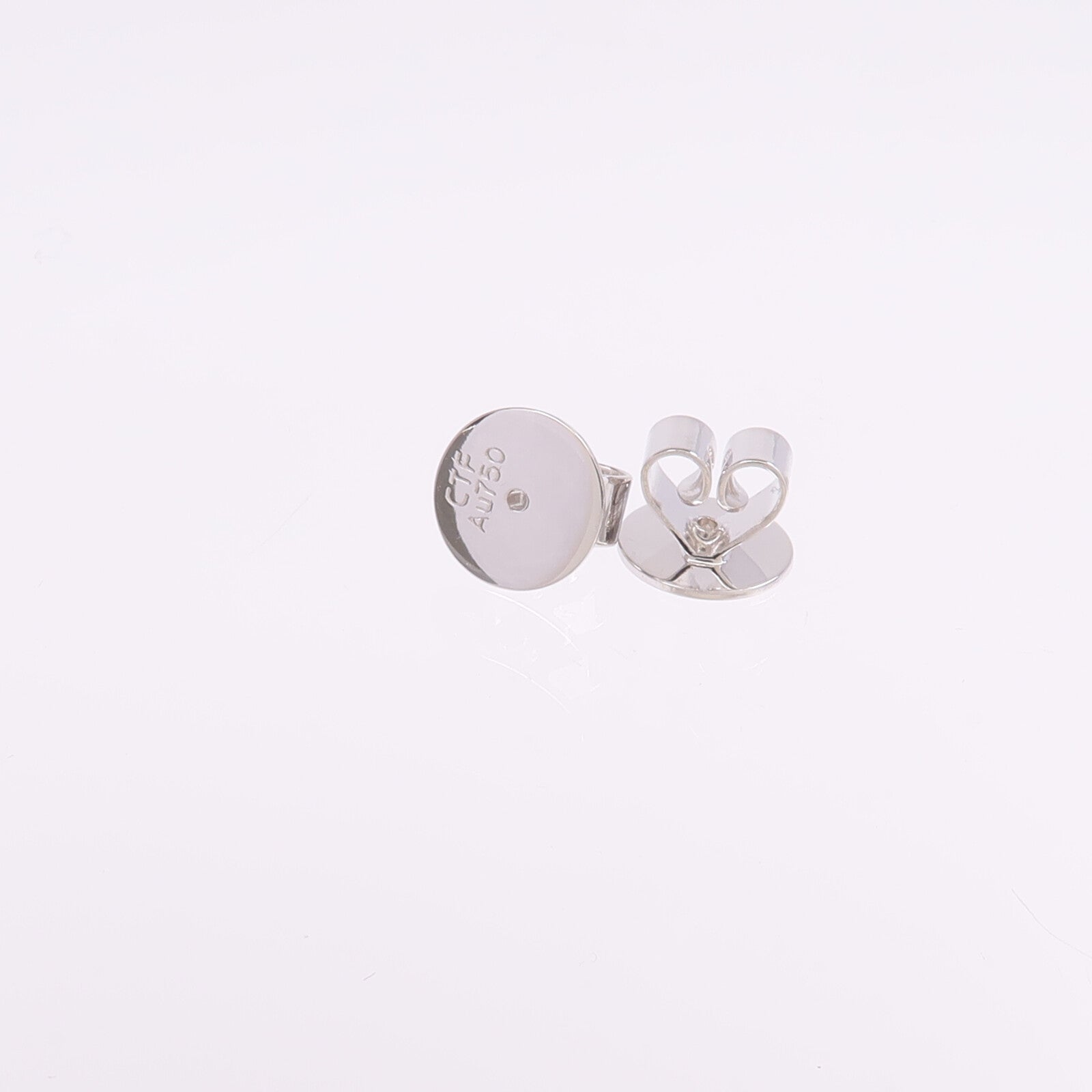 JEWELRY 18K白金Sapphire Diamond Earrings藍寶石/鑽石耳環