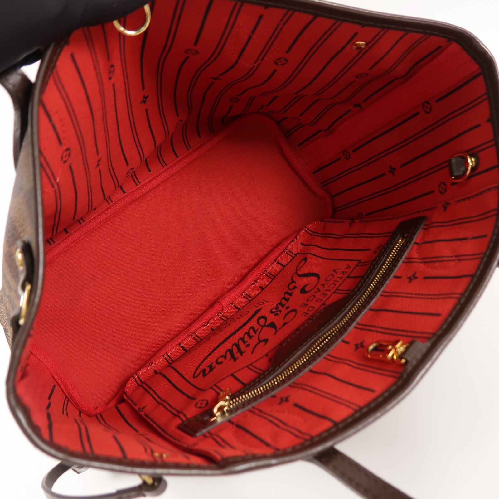 LOUIS VUITTON Damier Ebene Neverfull PM手挽袋