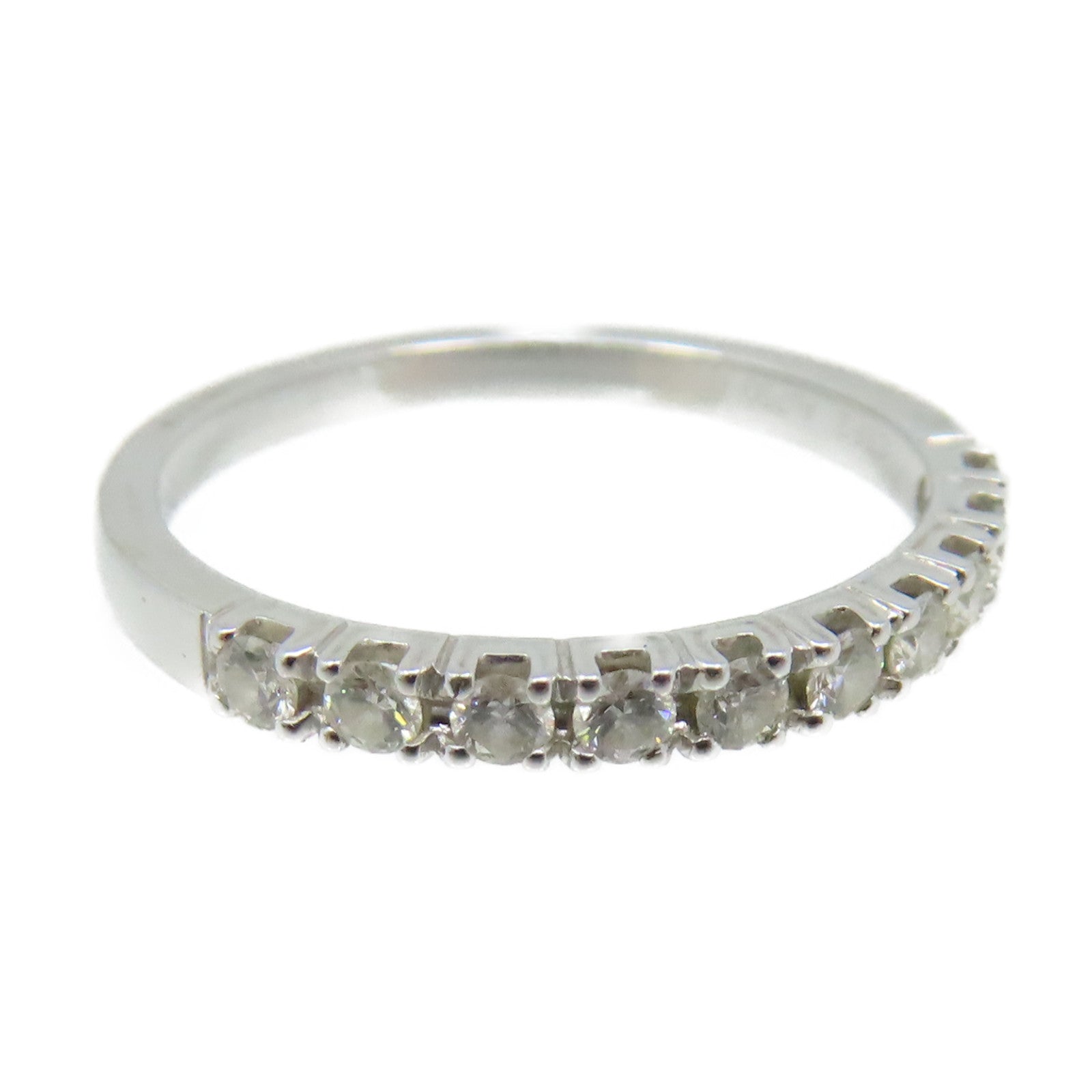 JEWELRY 【激減優惠】18K白金/0.22ct鑽石Diamond Ring戒指US#4.5