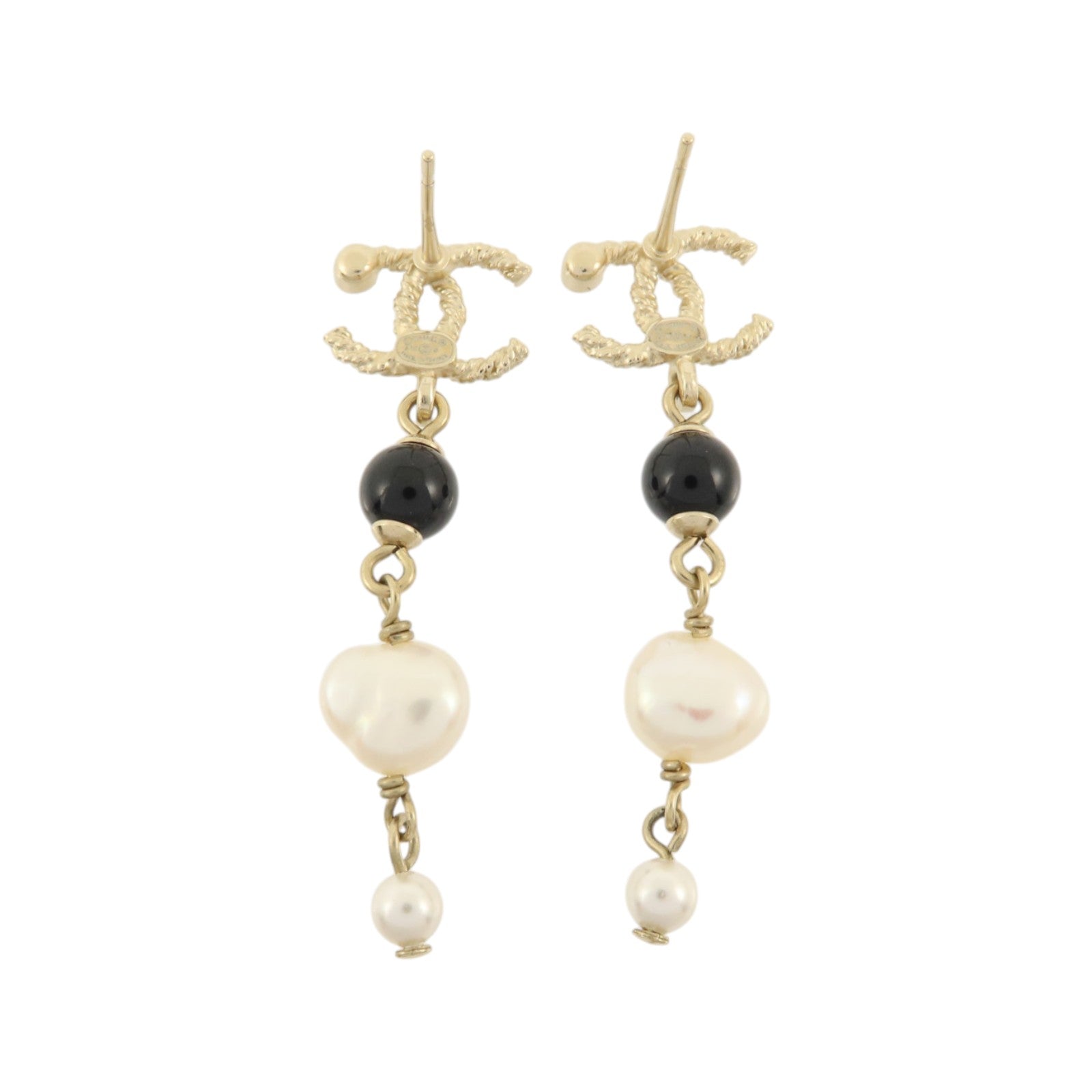 CHANEL 金屬/PVC Earrings耳環