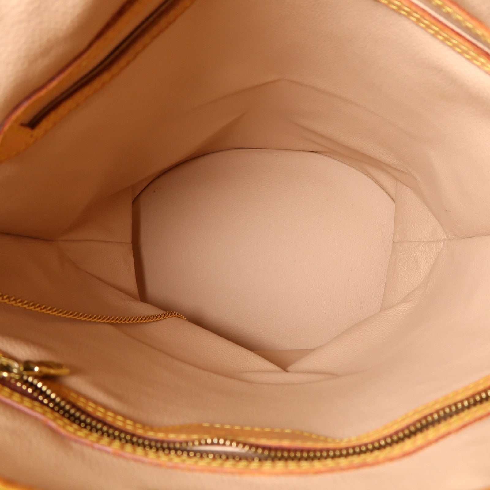 LOUIS VUITTON 【激減優惠】Monogram Bucket GM金扣手挽袋棕色