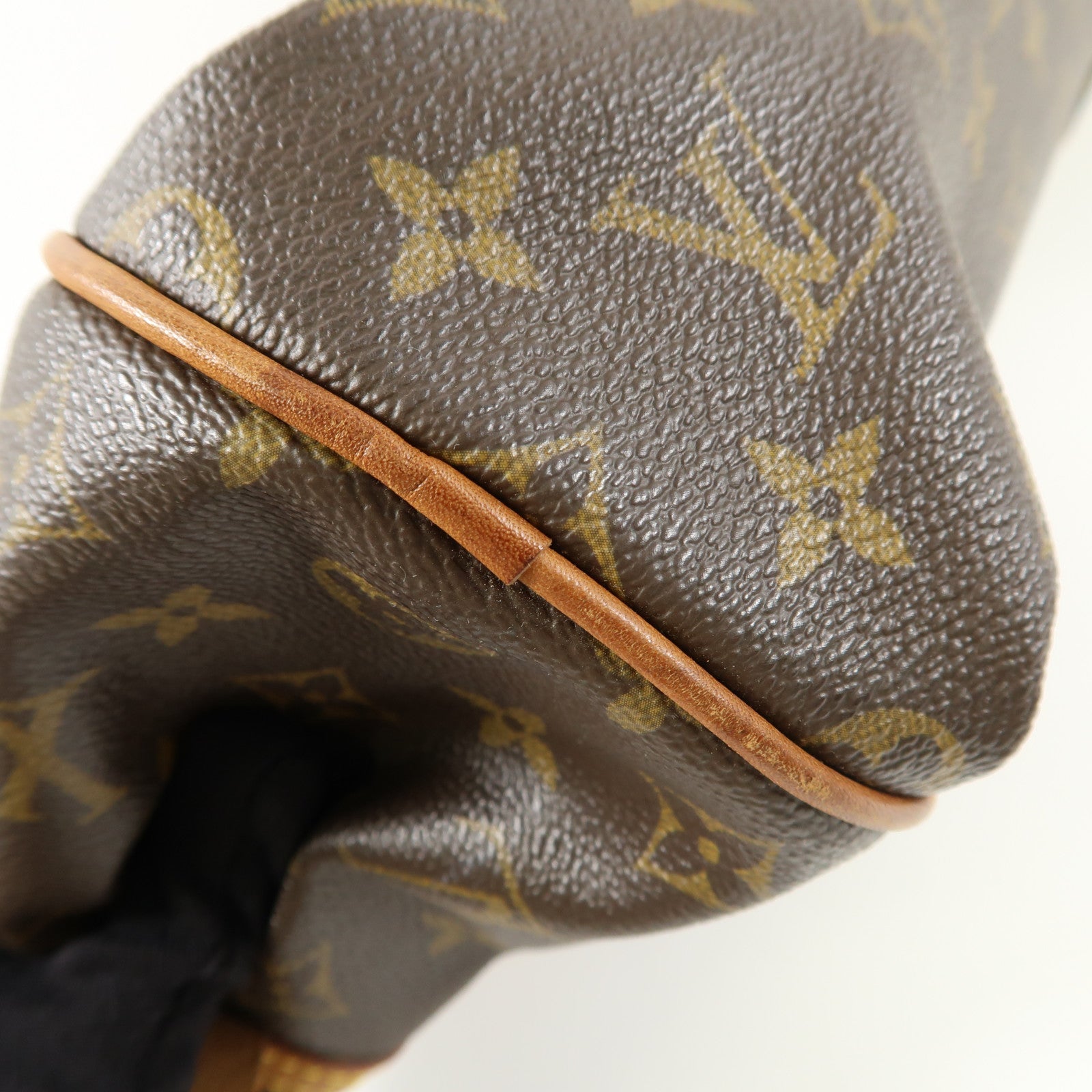LOUIS VUITTON Monogram Montorgueil PM金扣肩背袋棕色