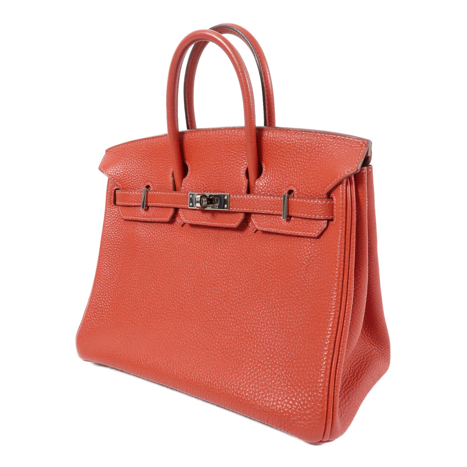 HERMES Togo皮革Birkin 25銀扣手挽袋