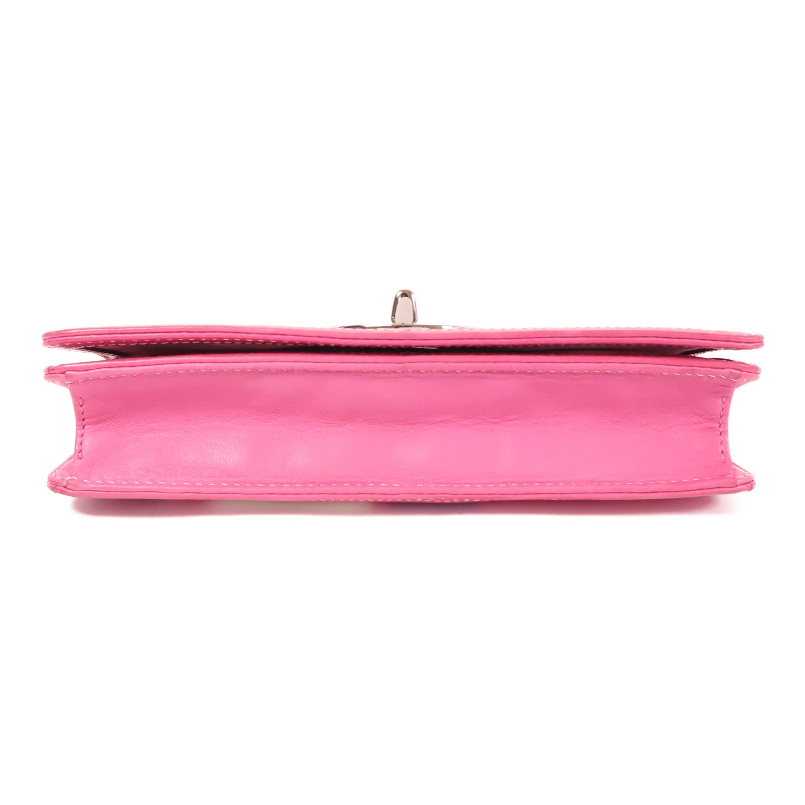 COACH 【激減優惠】Satin Pouch銀扣手拿包