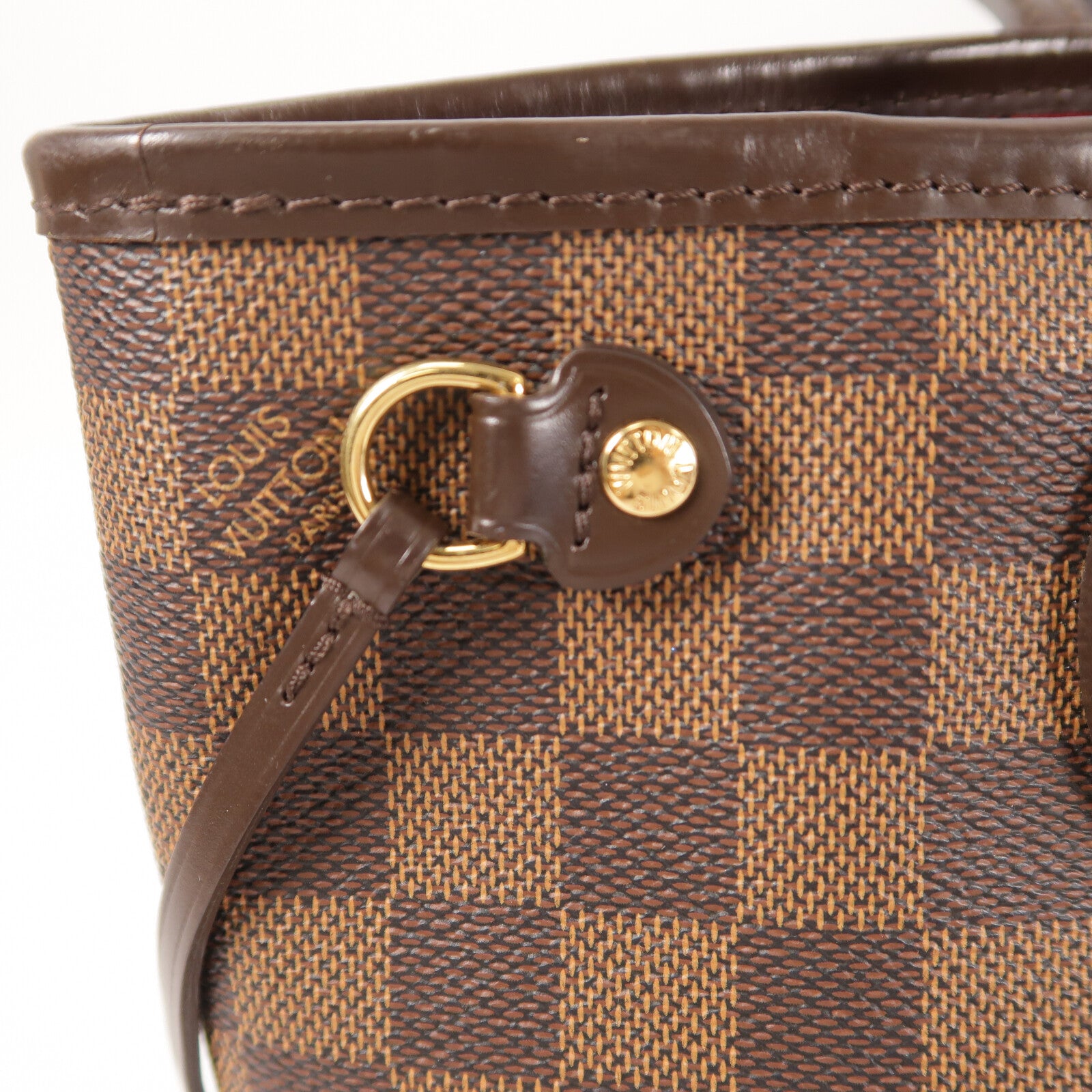 LOUIS VUITTON Damier Ebene Neverfull PM手挽袋