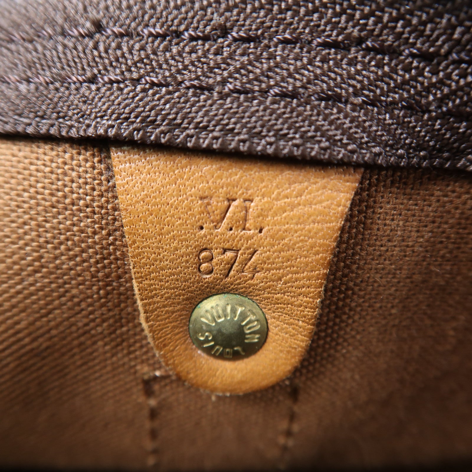 LOUIS VUITTON Monogram Keepall Bandouliere 55金扣手挽肩背兩用袋啡色