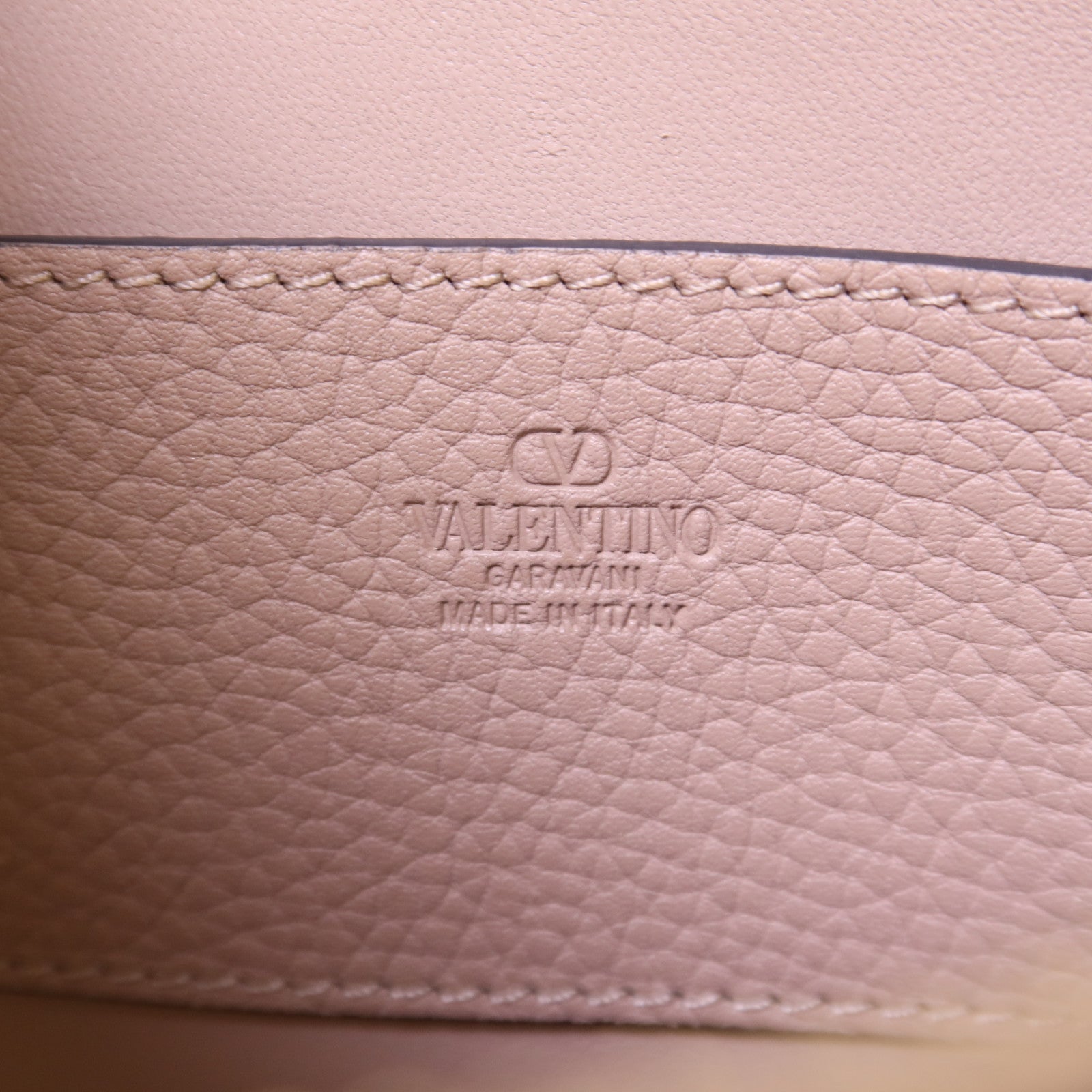 Valentino 牛皮皮革Mini Rockstud Hobo Bag金扣肩背袋