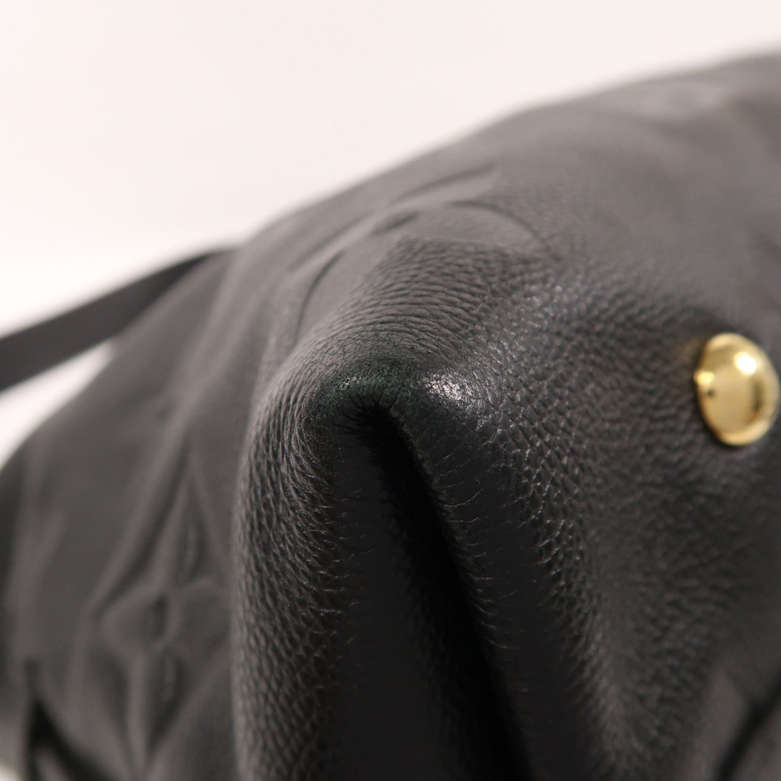 LOUIS VUITTON Monogram Empreinte CarryAll MM金扣肩背袋