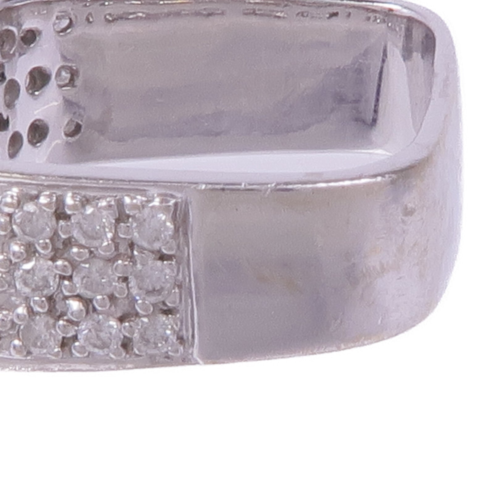 JEWELRY 14K白金Diamond Ring鑽石戒指US#3.25