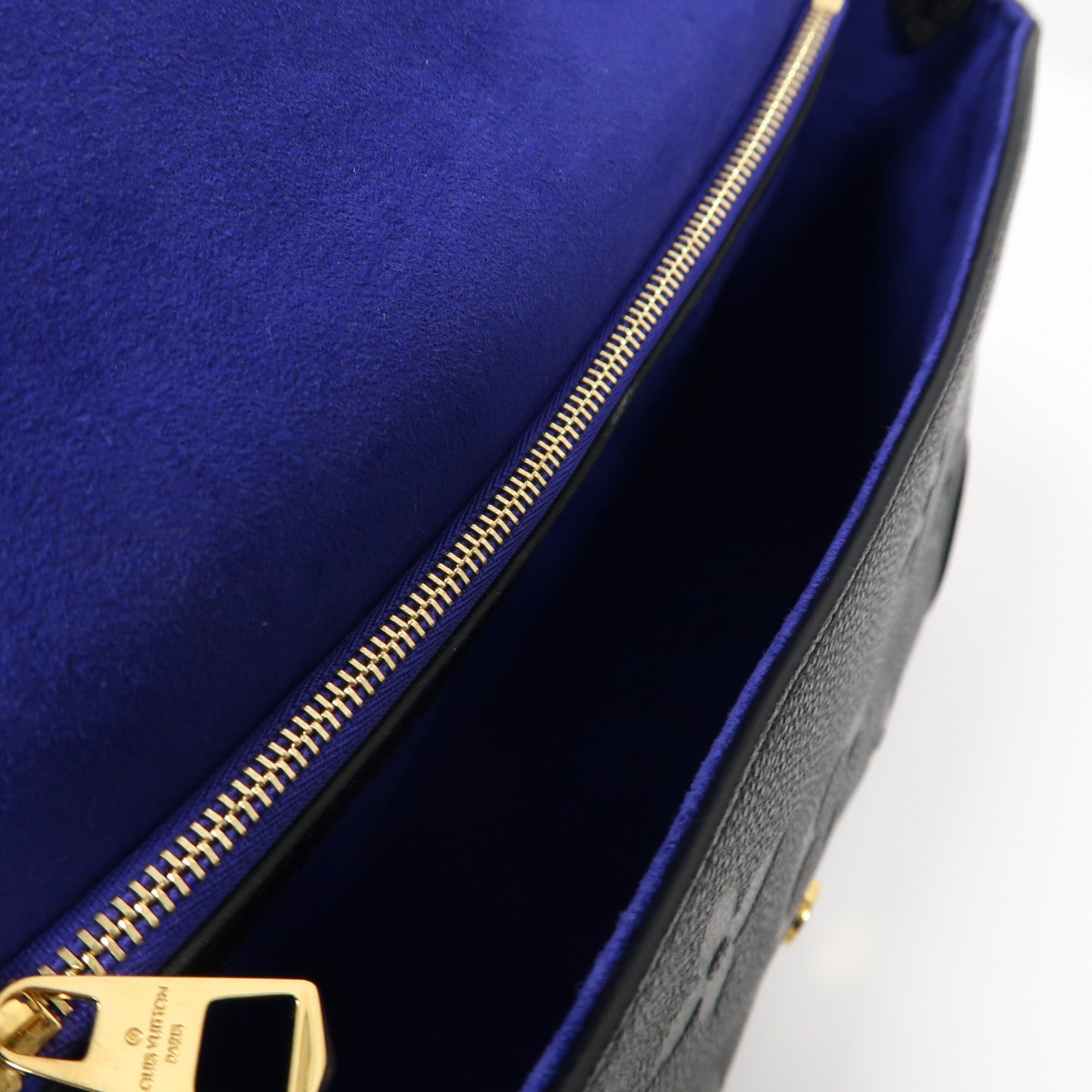 LOUIS VUITTON Monogram Empreinte Diane金扣手挽肩背兩用袋黑色