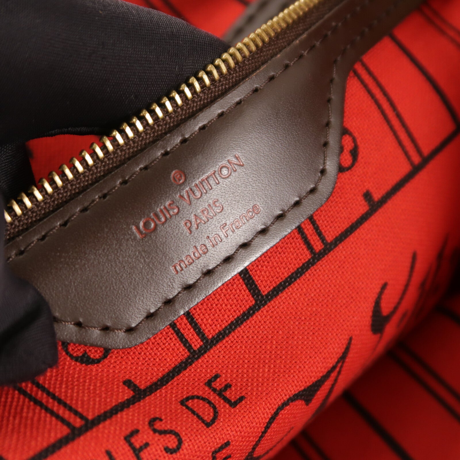 LOUIS VUITTON Damier Ebene Neverfull PM手挽袋