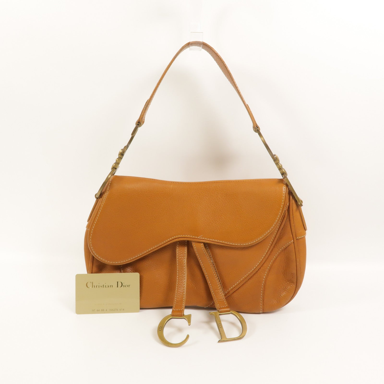 Dior 牛皮皮革Vintage Double Saddle肩背袋