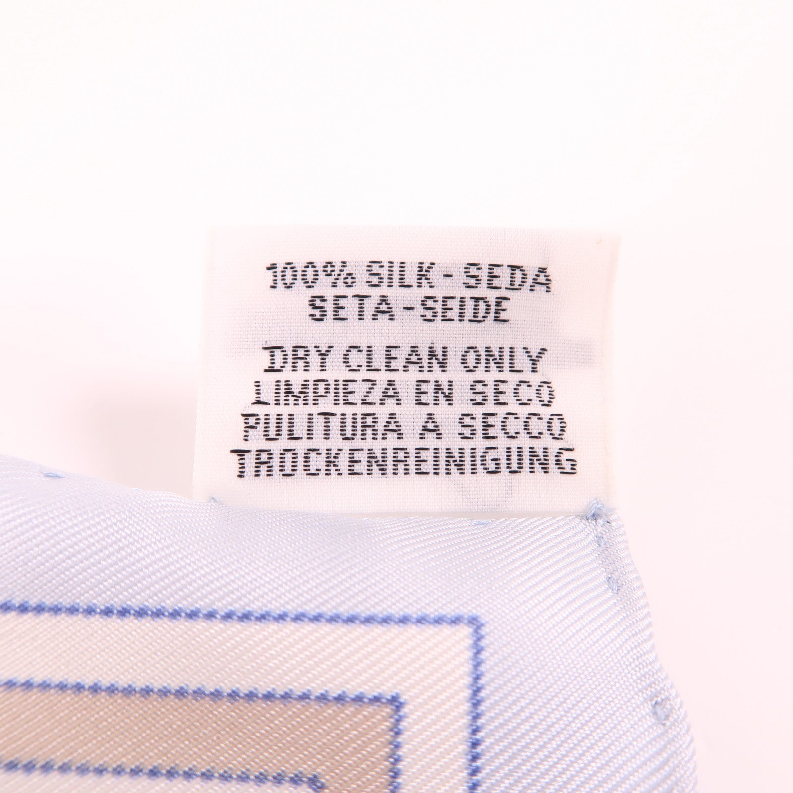 HERMES Scarf 40x40 Silk Multicolor