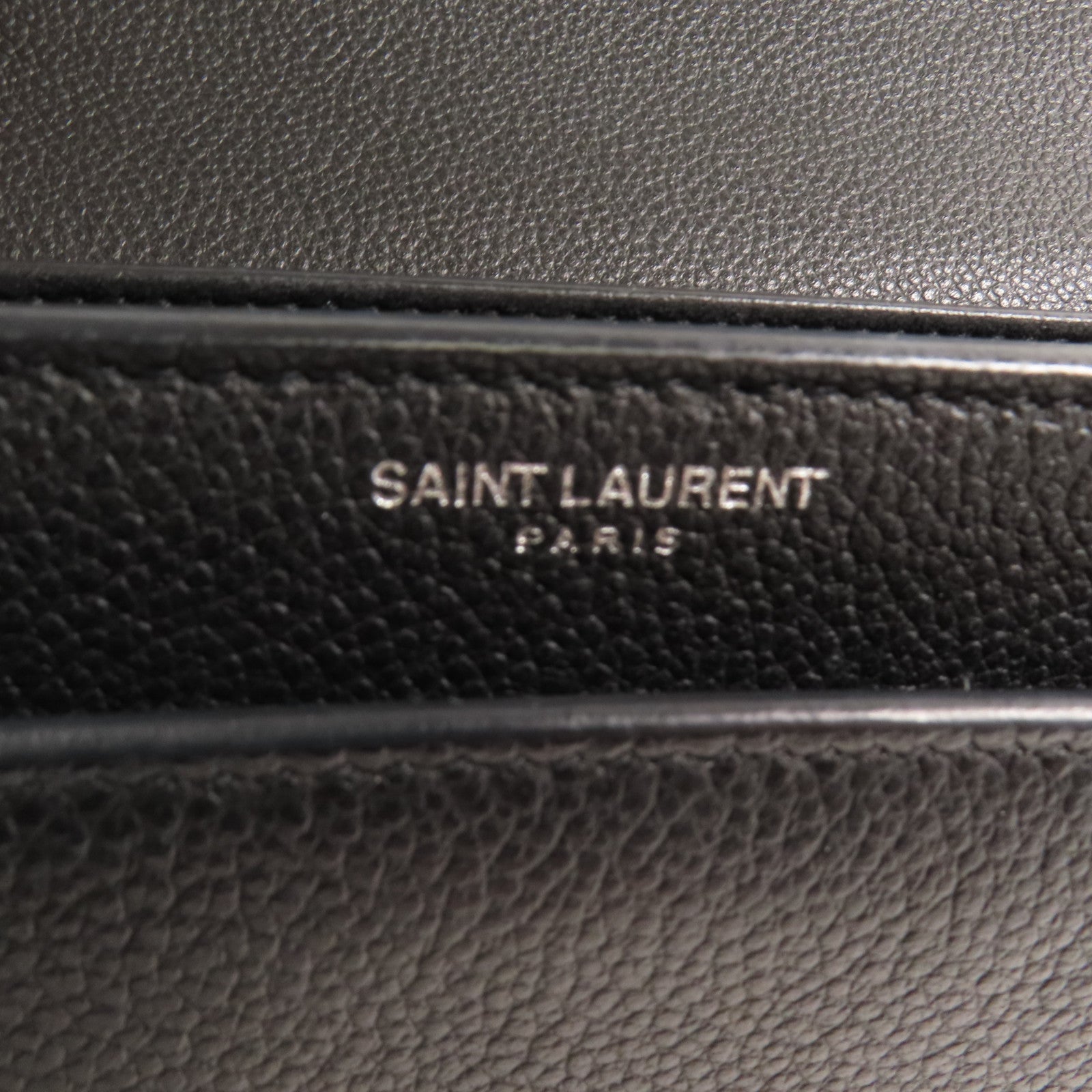 SAINT LAURENT 牛皮皮革Sunset Medium銀扣鏈帶肩背袋