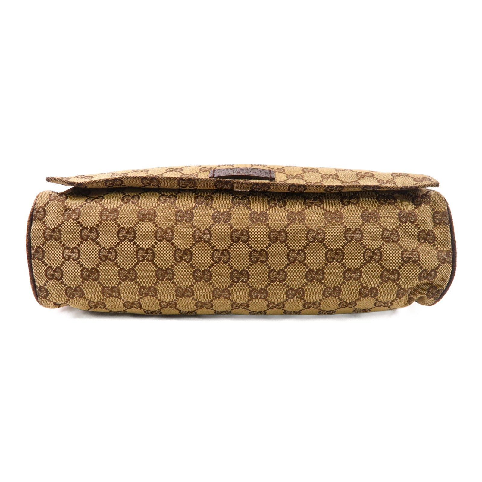 GUCCI 帆布Shoulder Bag銀扣肩背袋