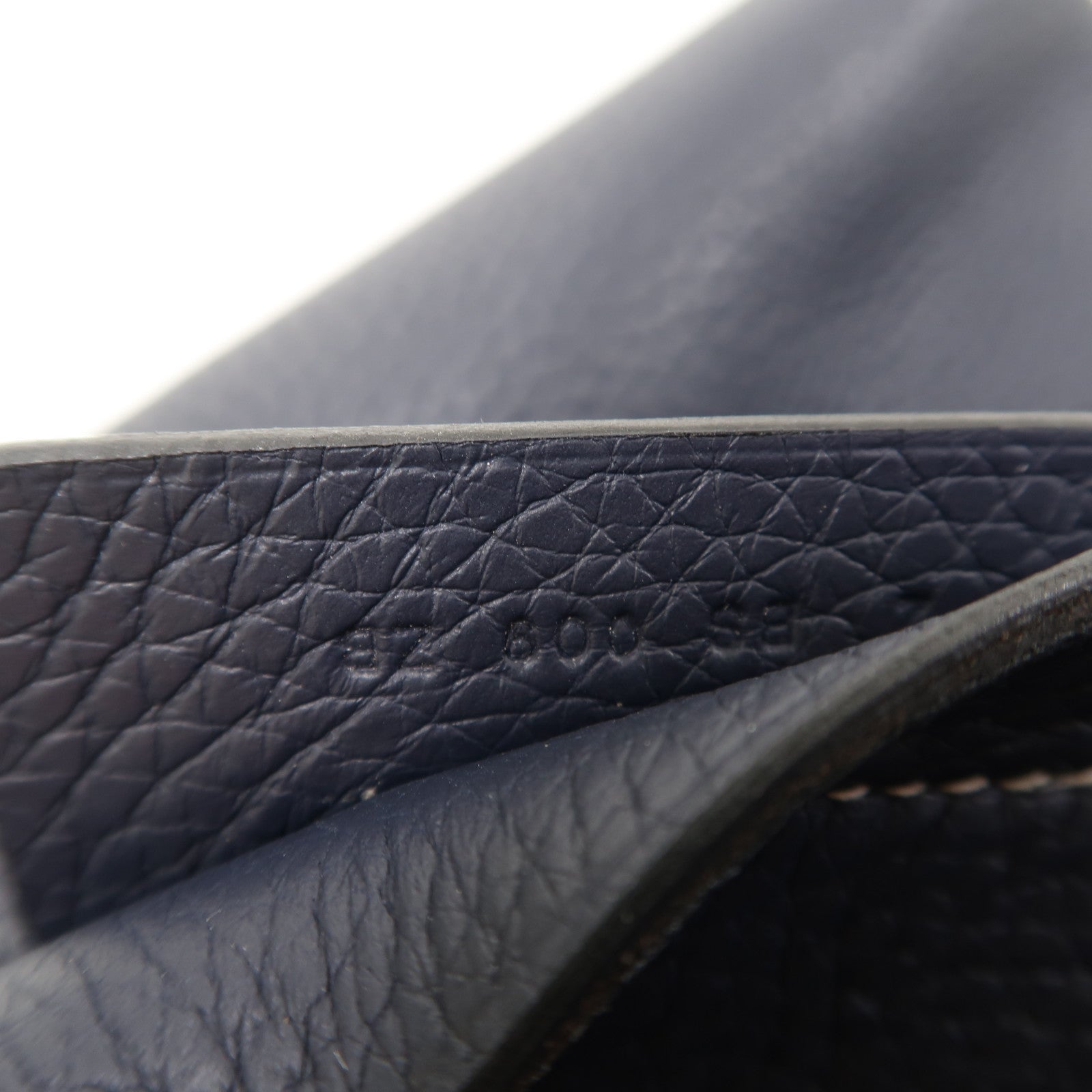 HERMES Clemence皮革Cabasellier 31肩背袋夜空深藍色
