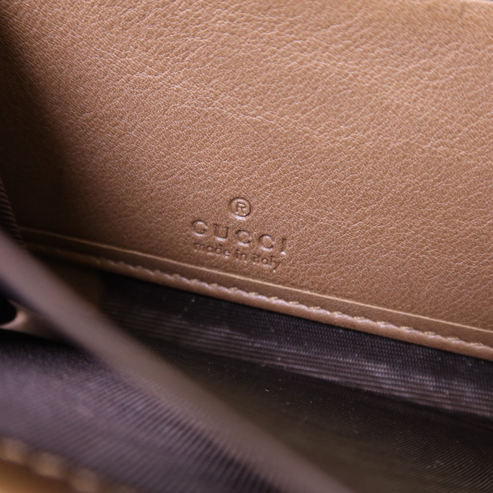 GUCCI 帆布GG Canvas Long Round Zipper Wallet金扣長錢包