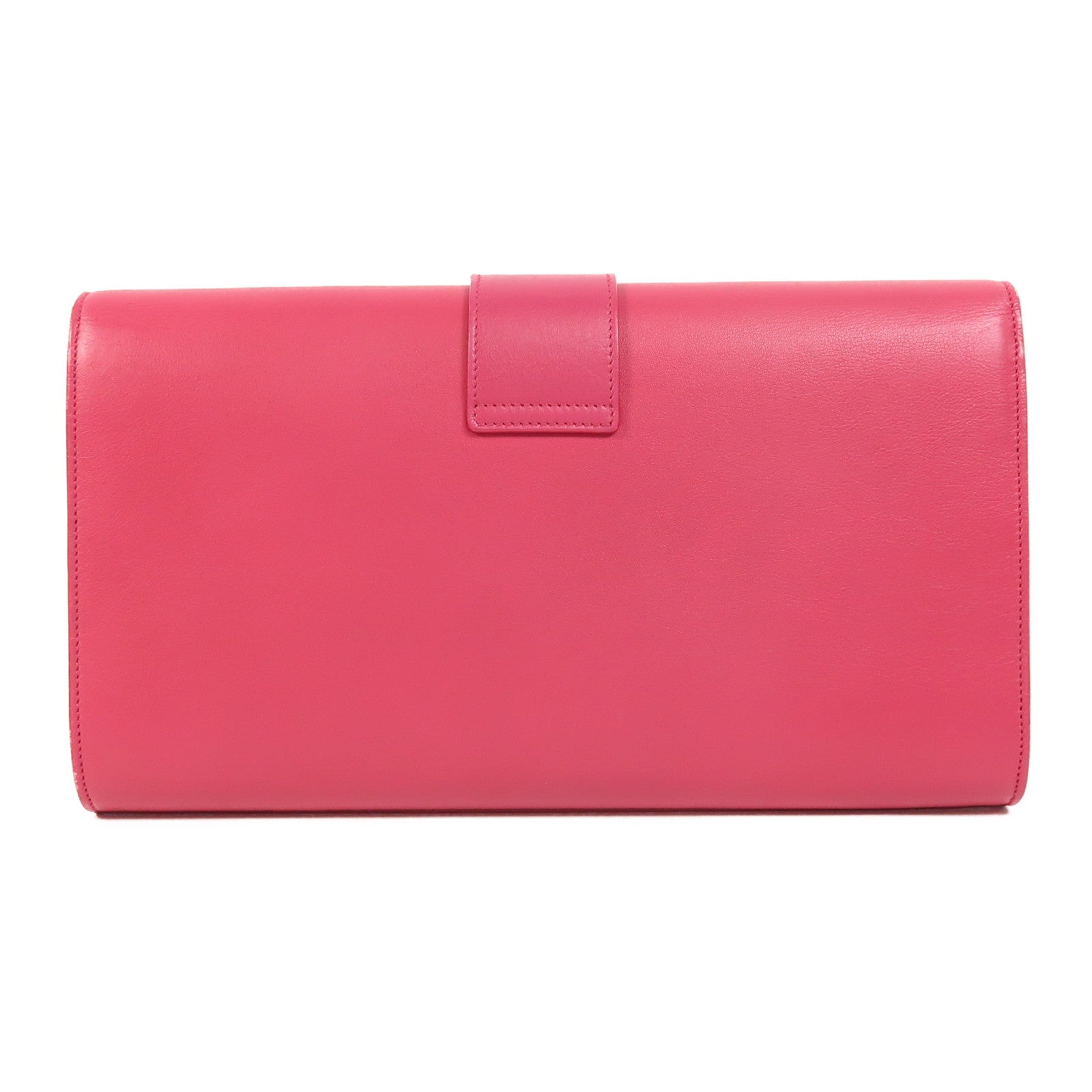 SAINT LAURENT 牛皮皮革Y Line Clutch Bag金扣手拿包