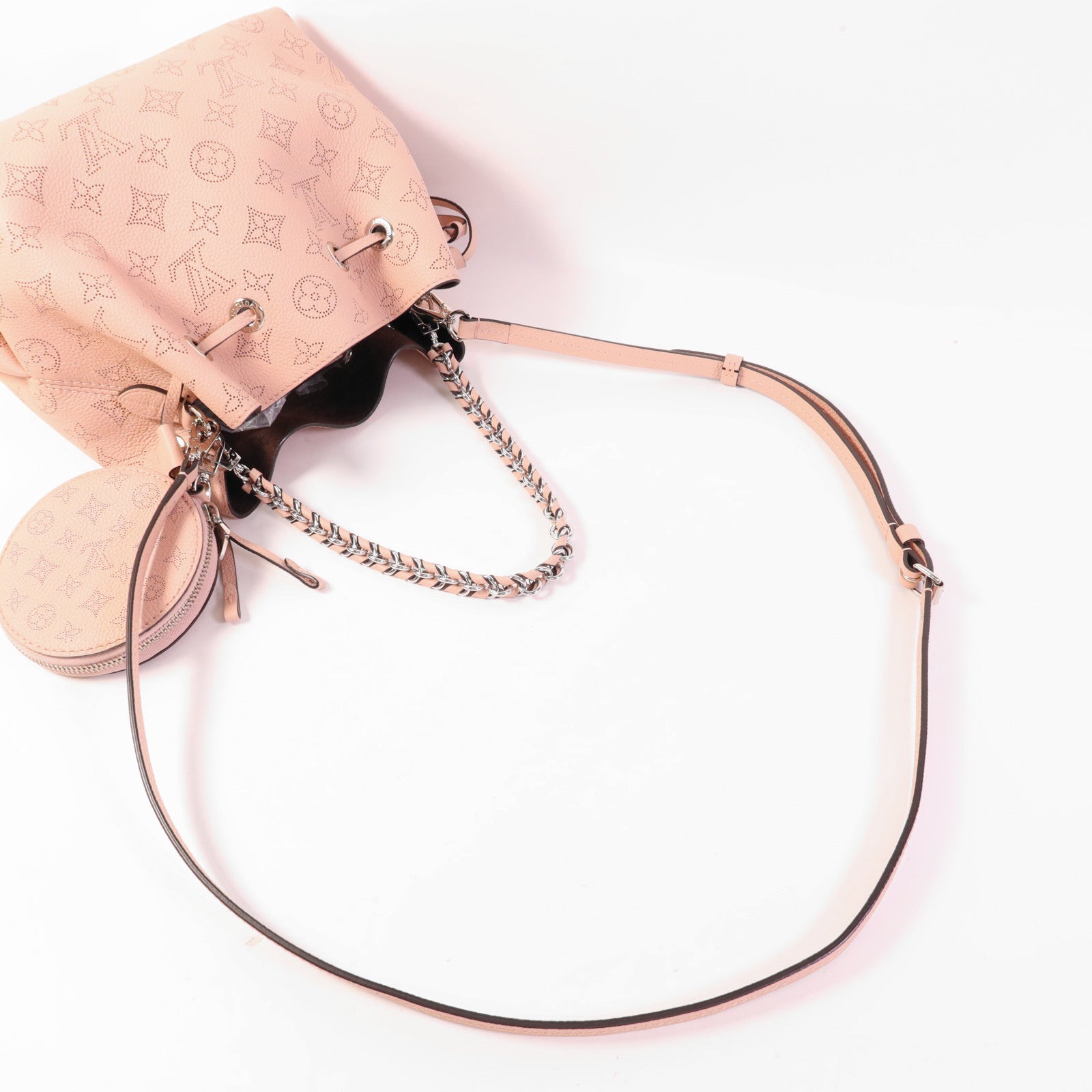 LOUIS VUITTON Mahina Bella銀扣手挽肩背兩用袋
