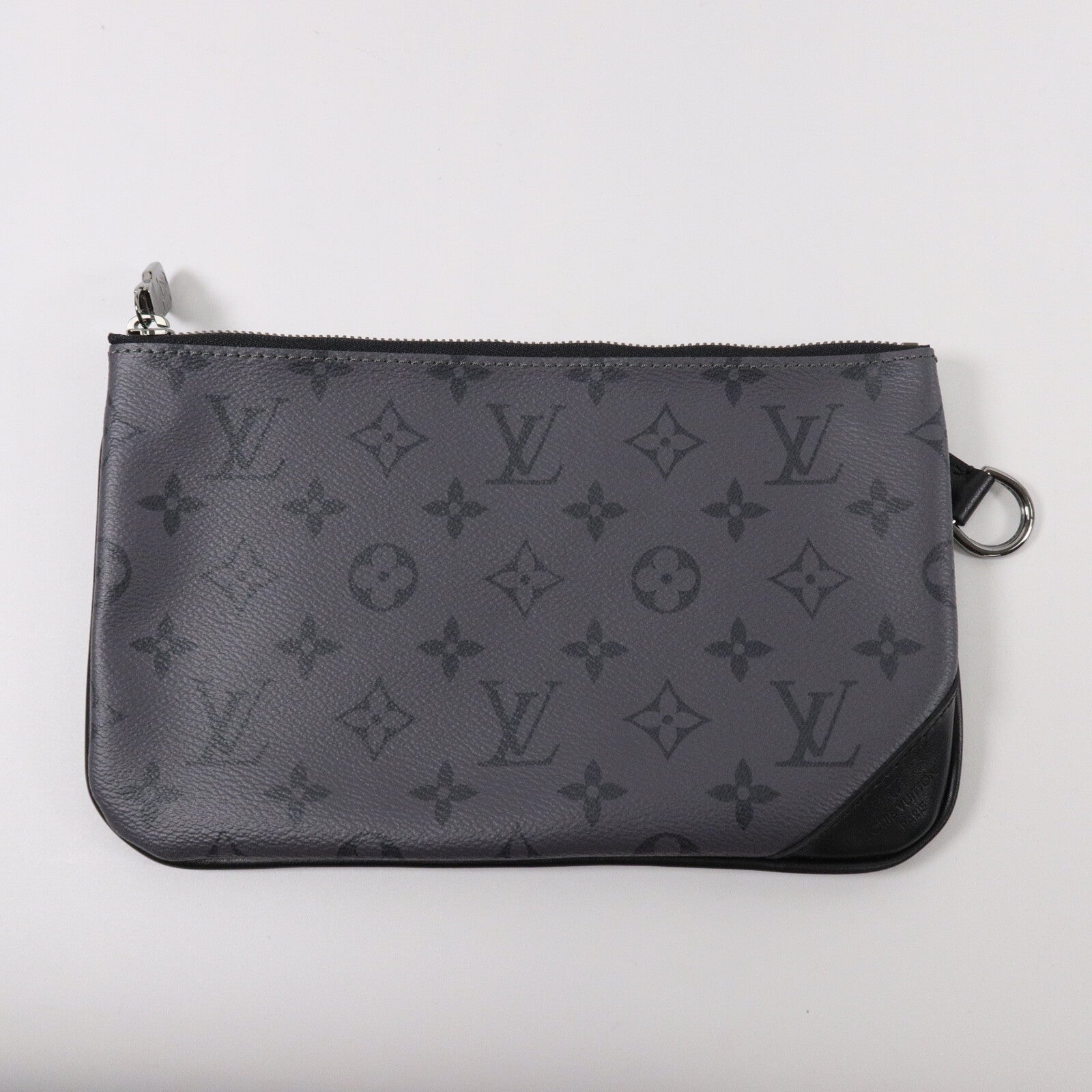 LOUIS VUITTON Monogram Eclipse Reverse Trio Messenger肩背袋