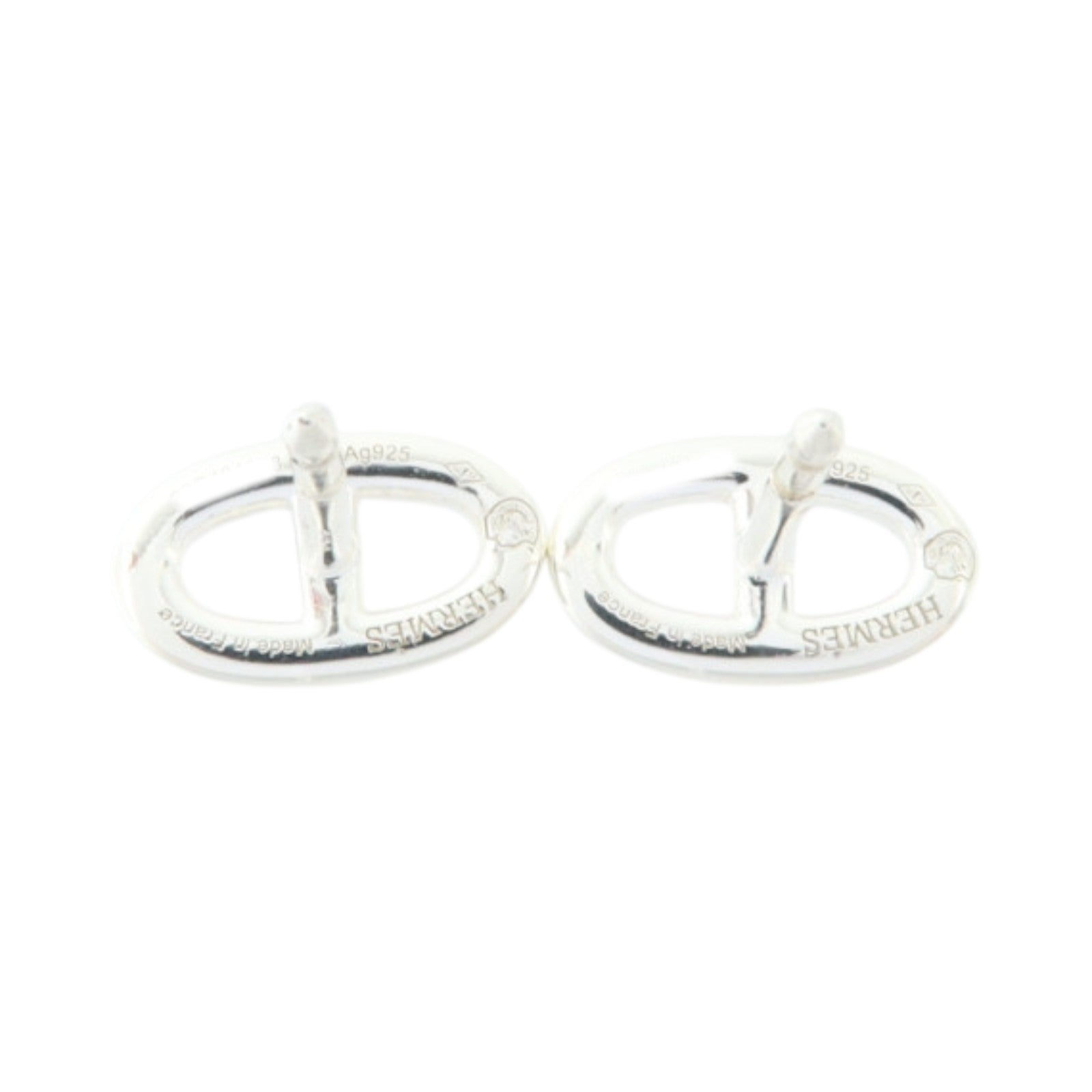 HERMES 925純銀Farando Earrings Small Modle Earrings耳環