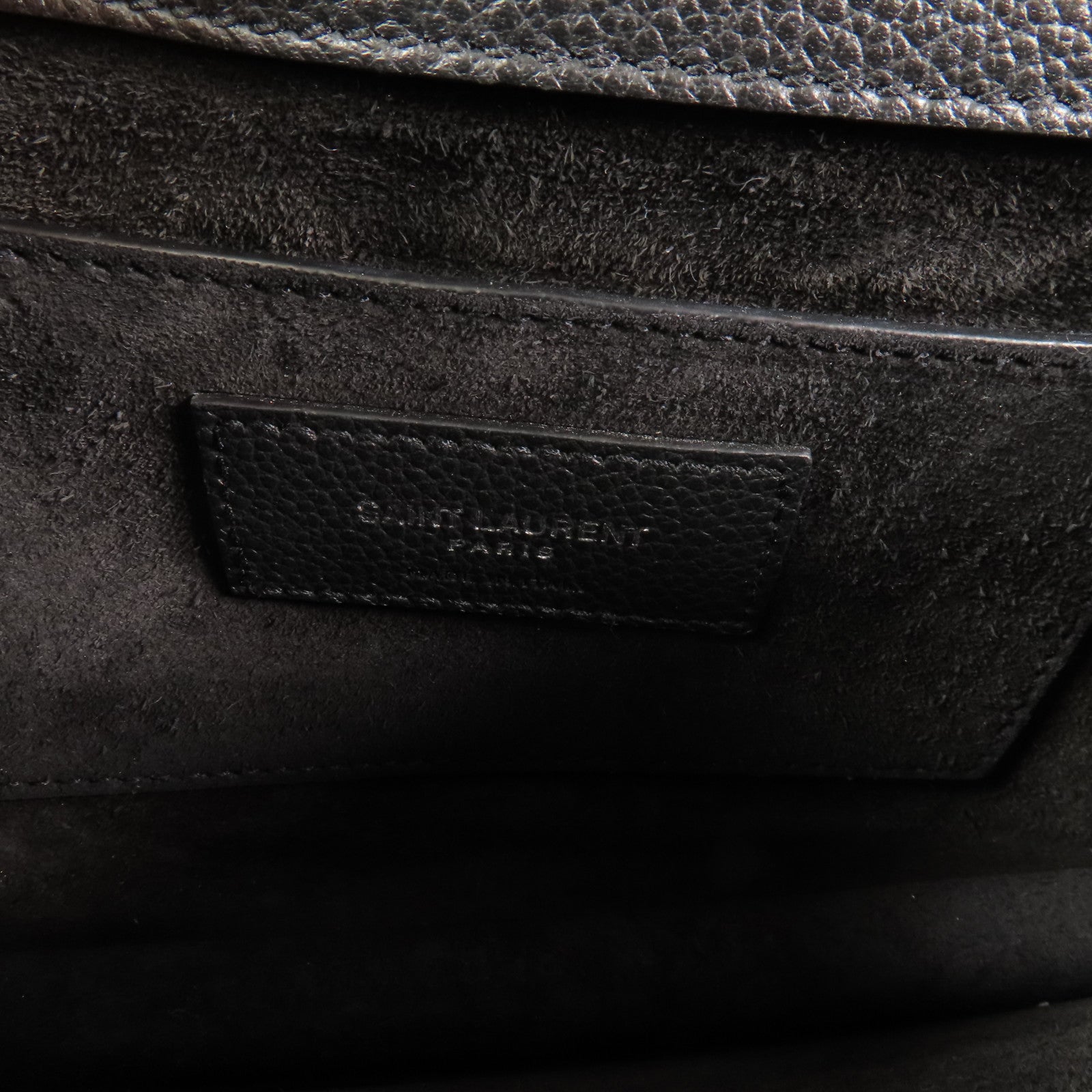 SAINT LAURENT 牛皮皮革Sunset Medium銀扣鏈帶肩背袋