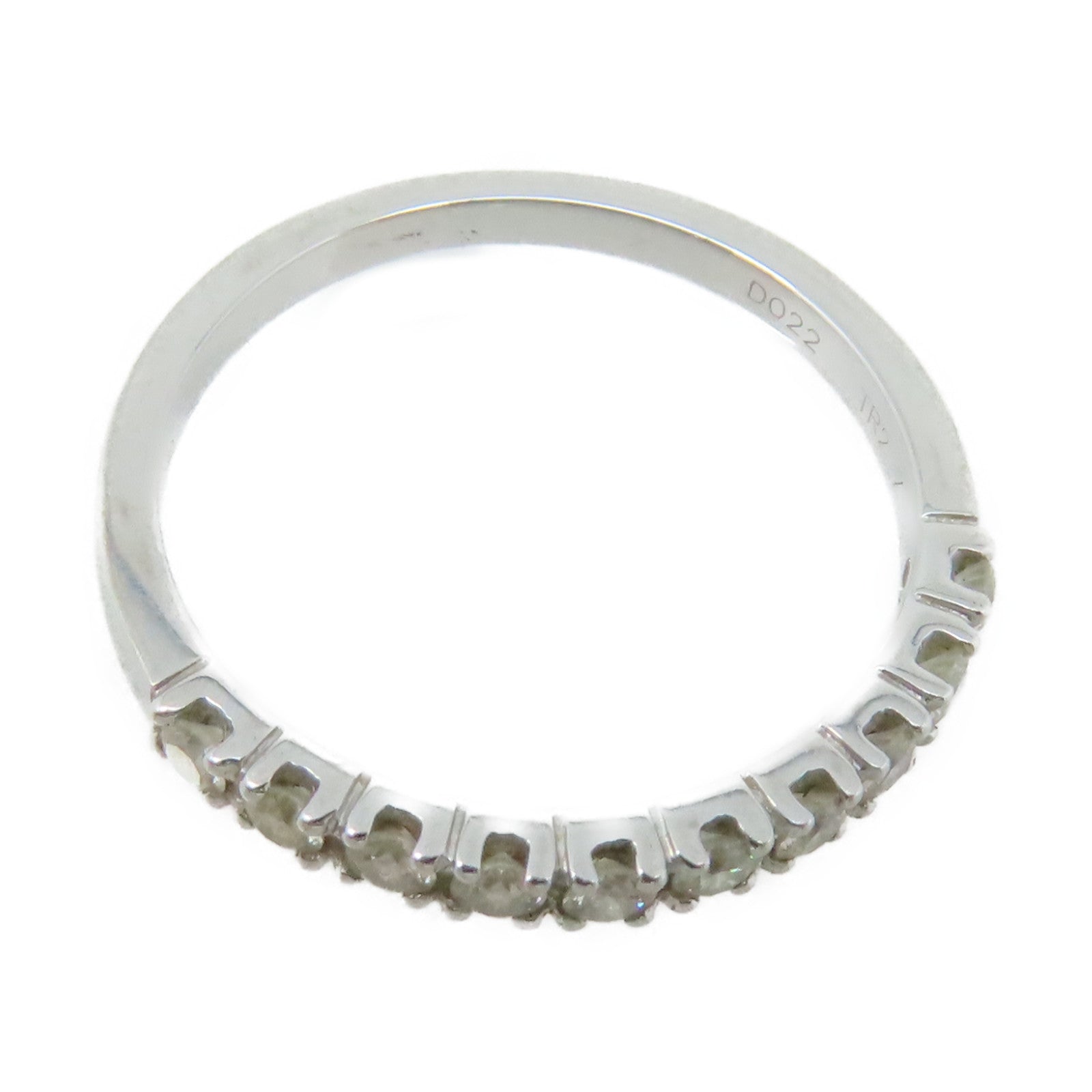 JEWELRY 【激減優惠】18K白金/0.22ct鑽石Diamond Ring戒指US#4.5