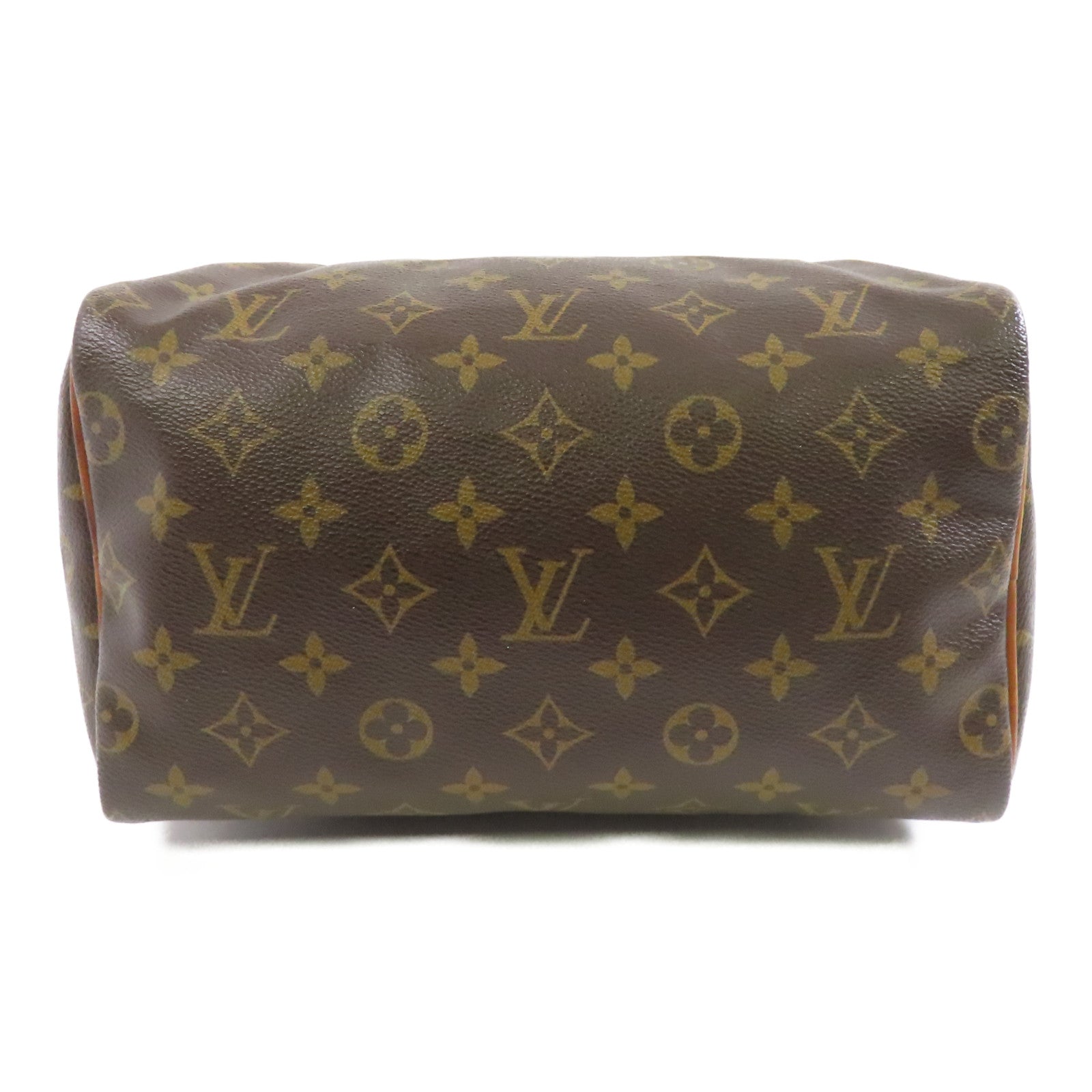 LOUIS VUITTON Monogram Speedy 25金扣手挽袋啡色