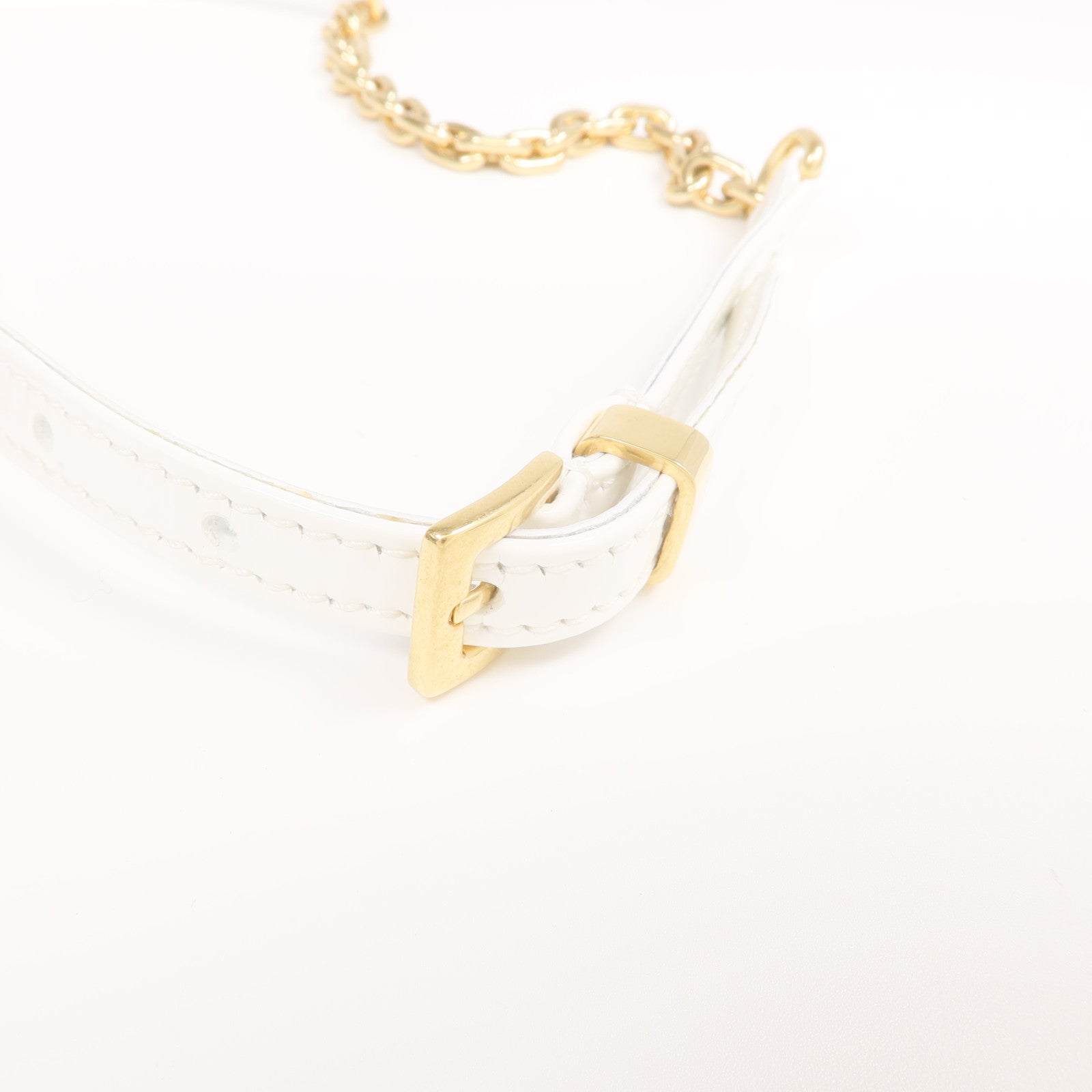 Miu Miu 牛皮皮革Belt金扣皮帶