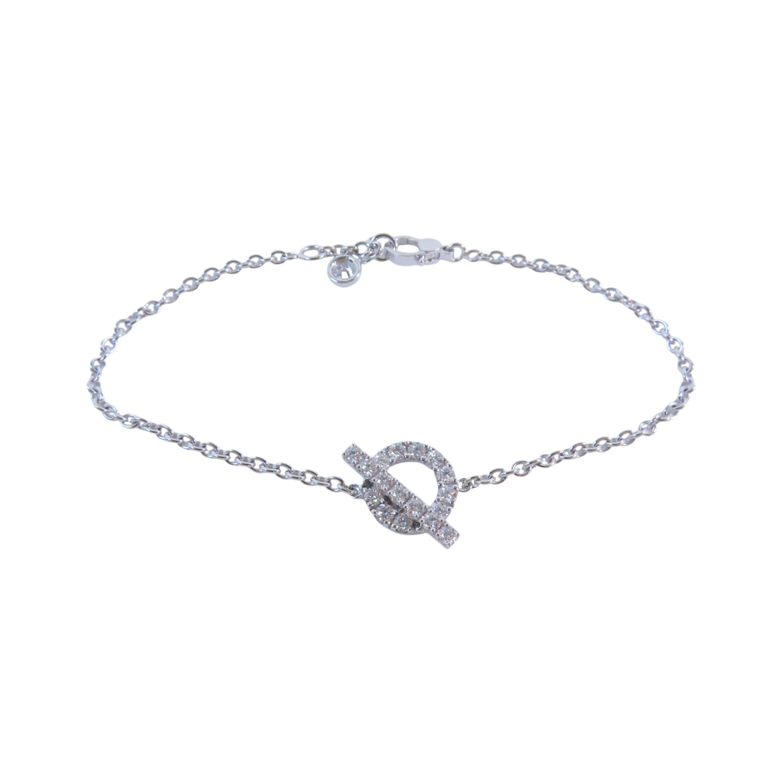 HERMES 【激減優惠】18K白金Finessee Diamond Bracelet銀扣鑽石手鏈