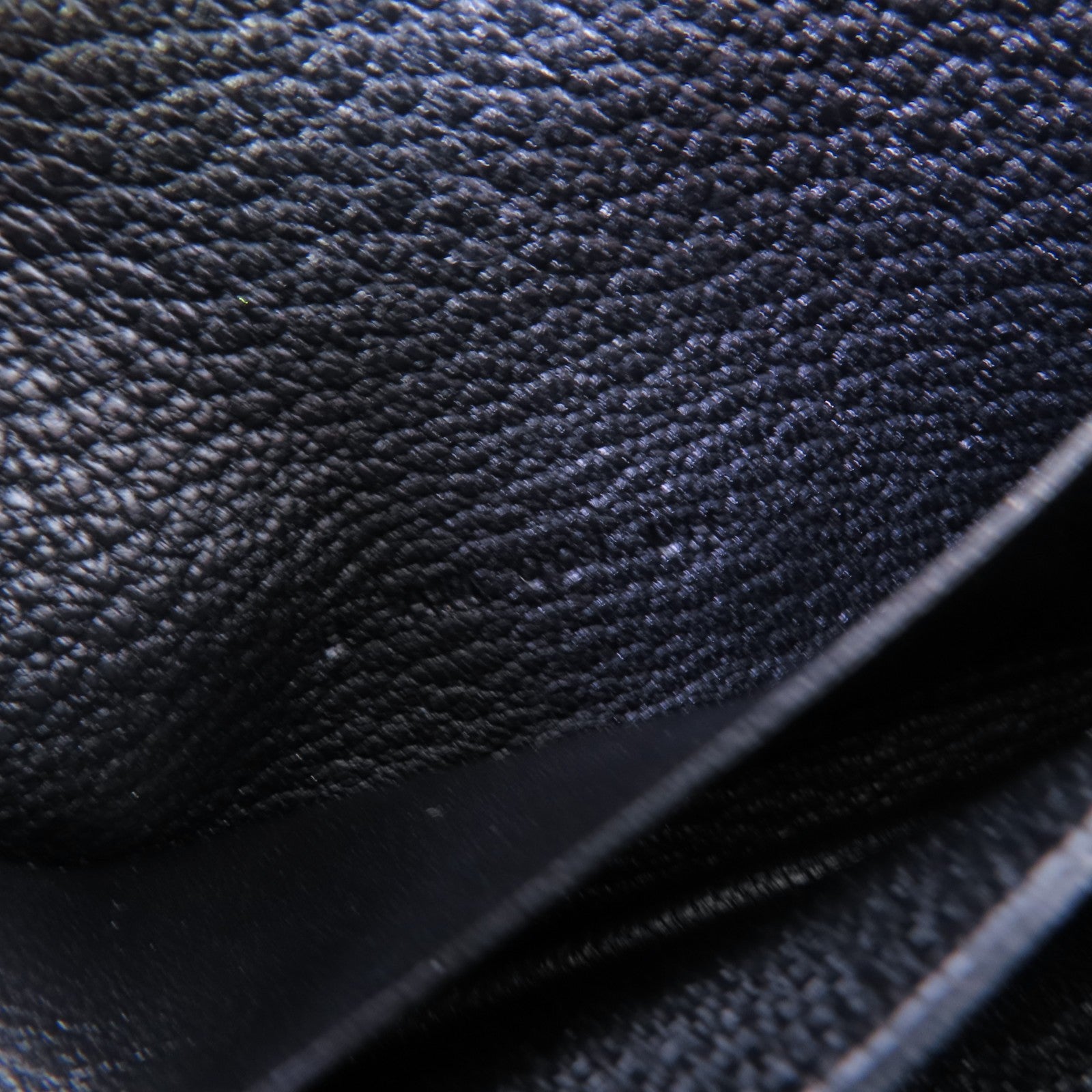 HERMES 【激減優惠】Chevre皮革Roulis Slim金扣短錢包