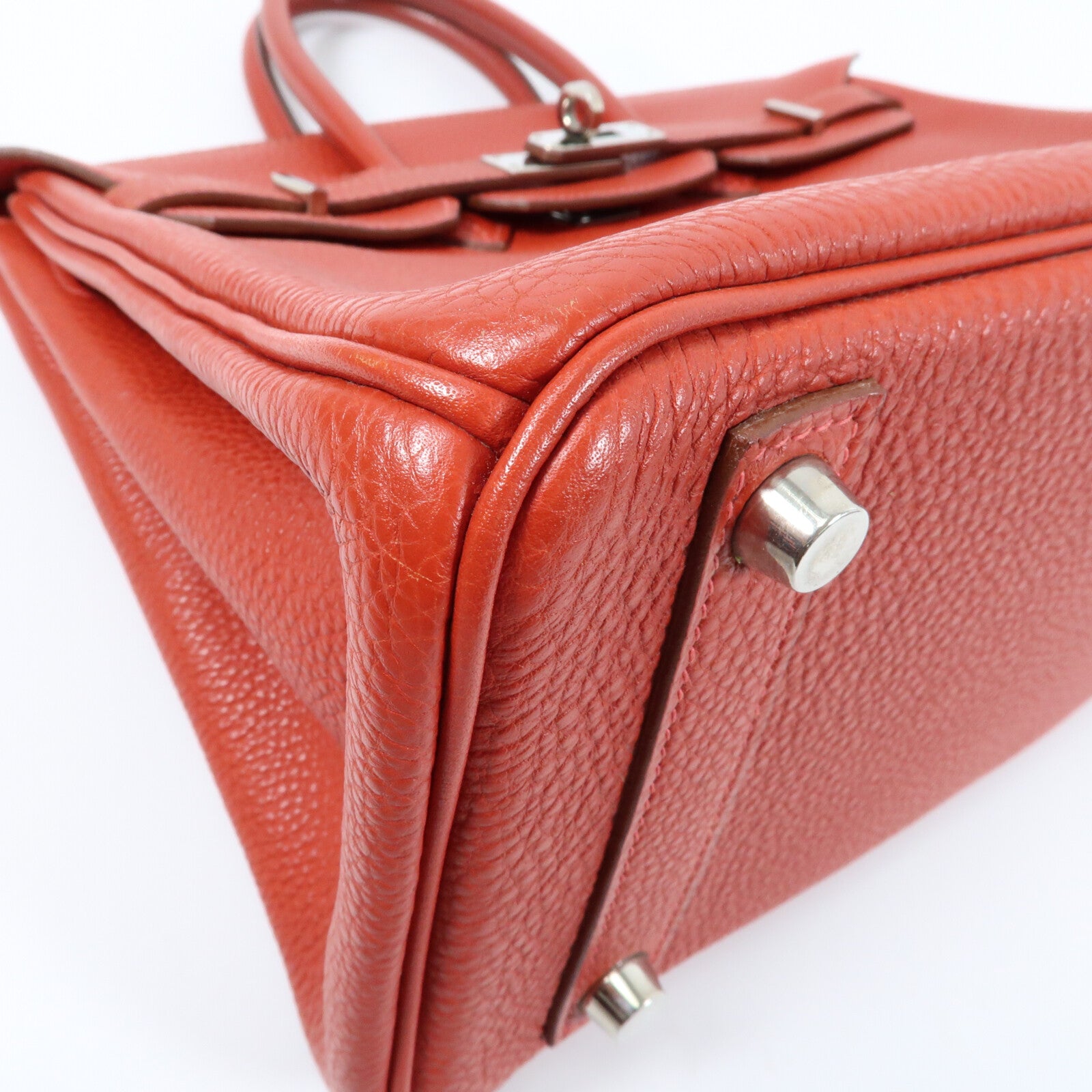HERMES Togo皮革Birkin 25銀扣手挽袋
