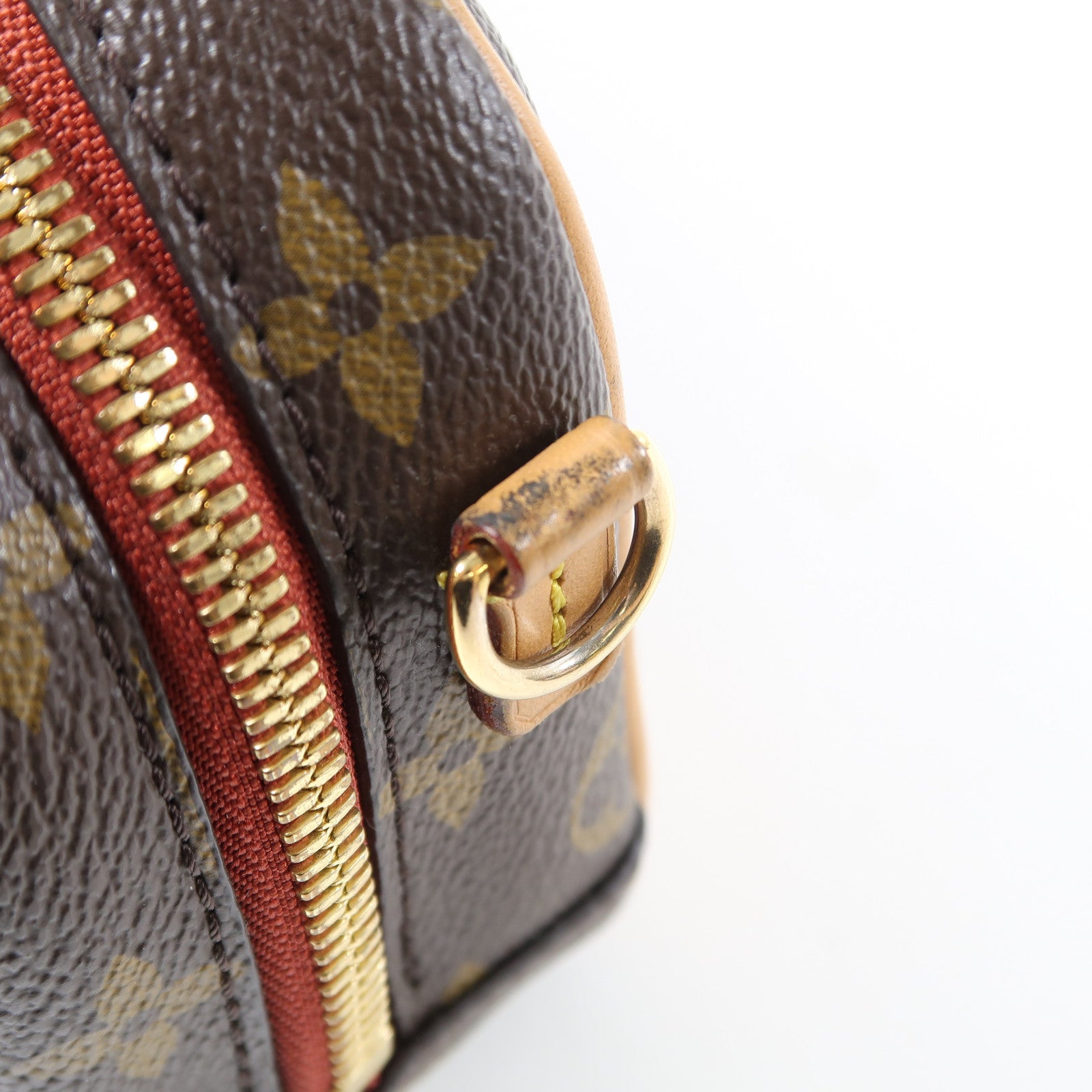 LOUIS VUITTON Monogram Deauville Mini金扣肩背袋啡色