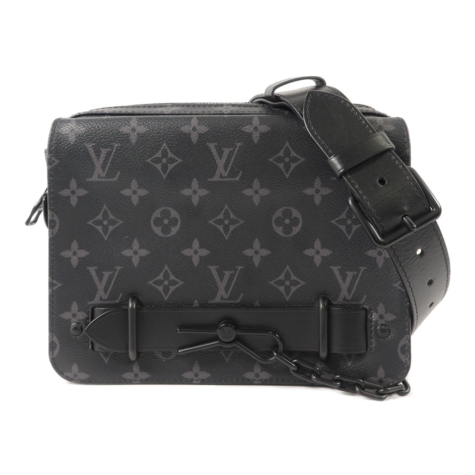 LOUIS VUITTON Monogram Eclipse Steamer肩背袋