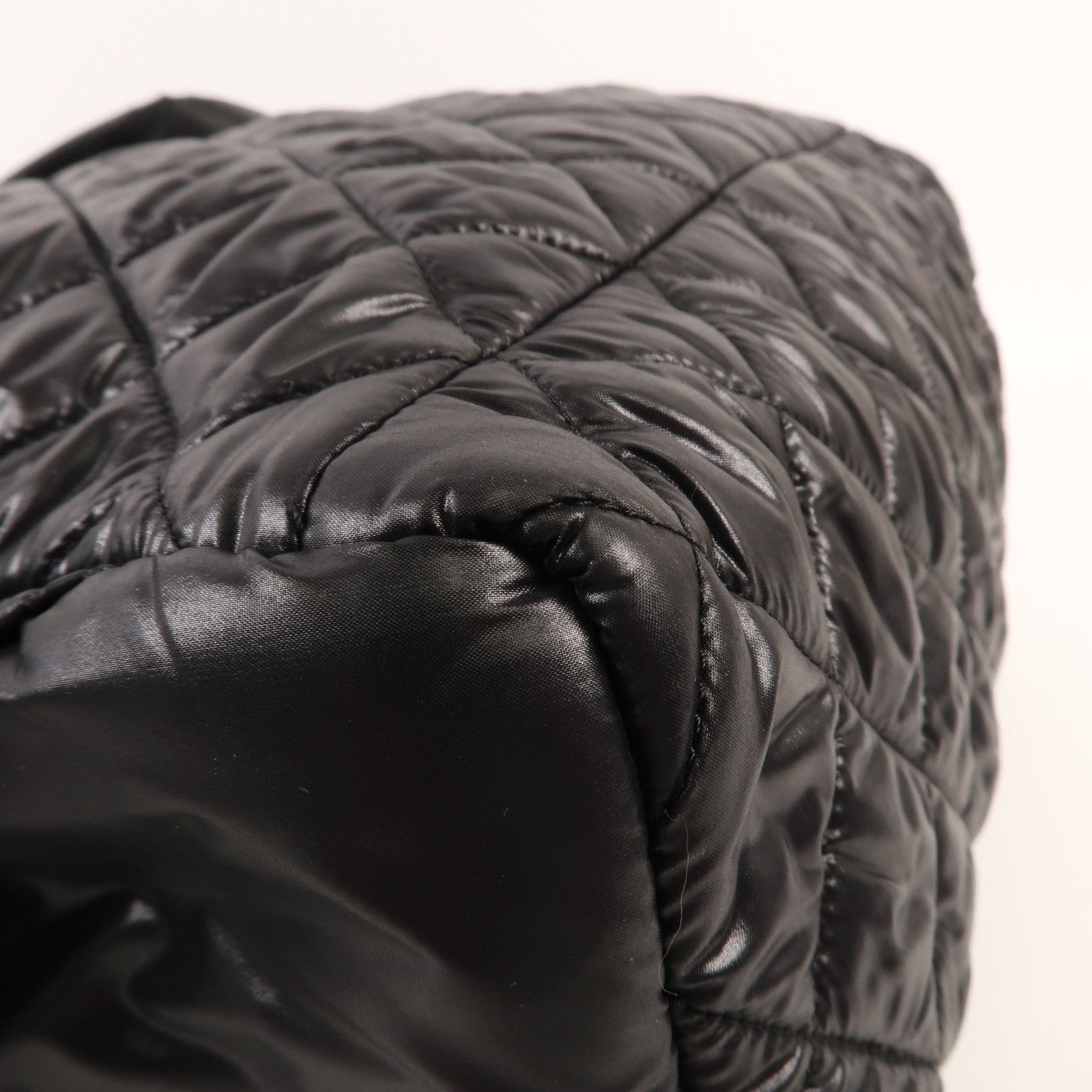 CHANEL 尼龍Coco Cocoon Backpack銀扣背包