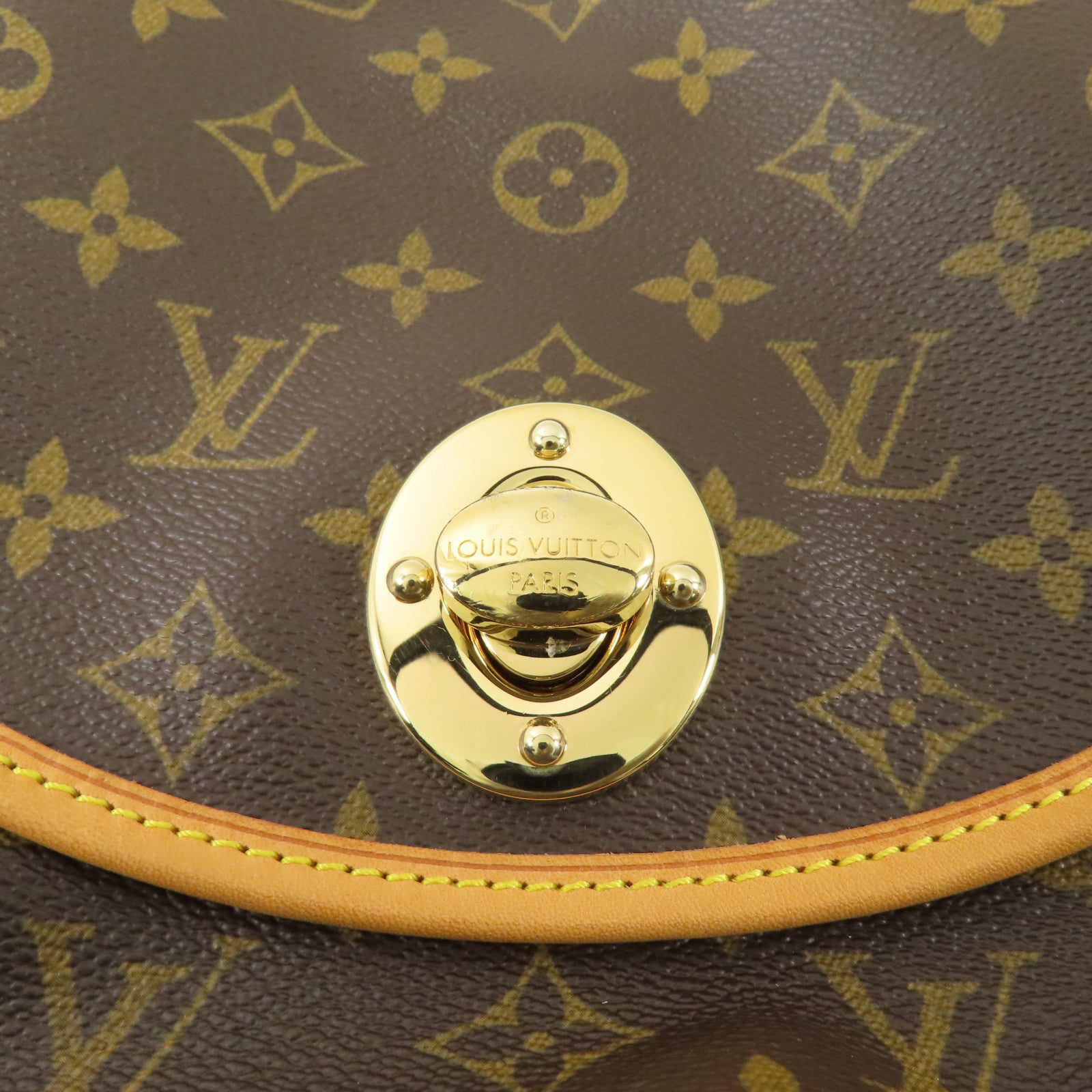 LOUIS VUITTON Monogram Tulum GM金扣肩背袋