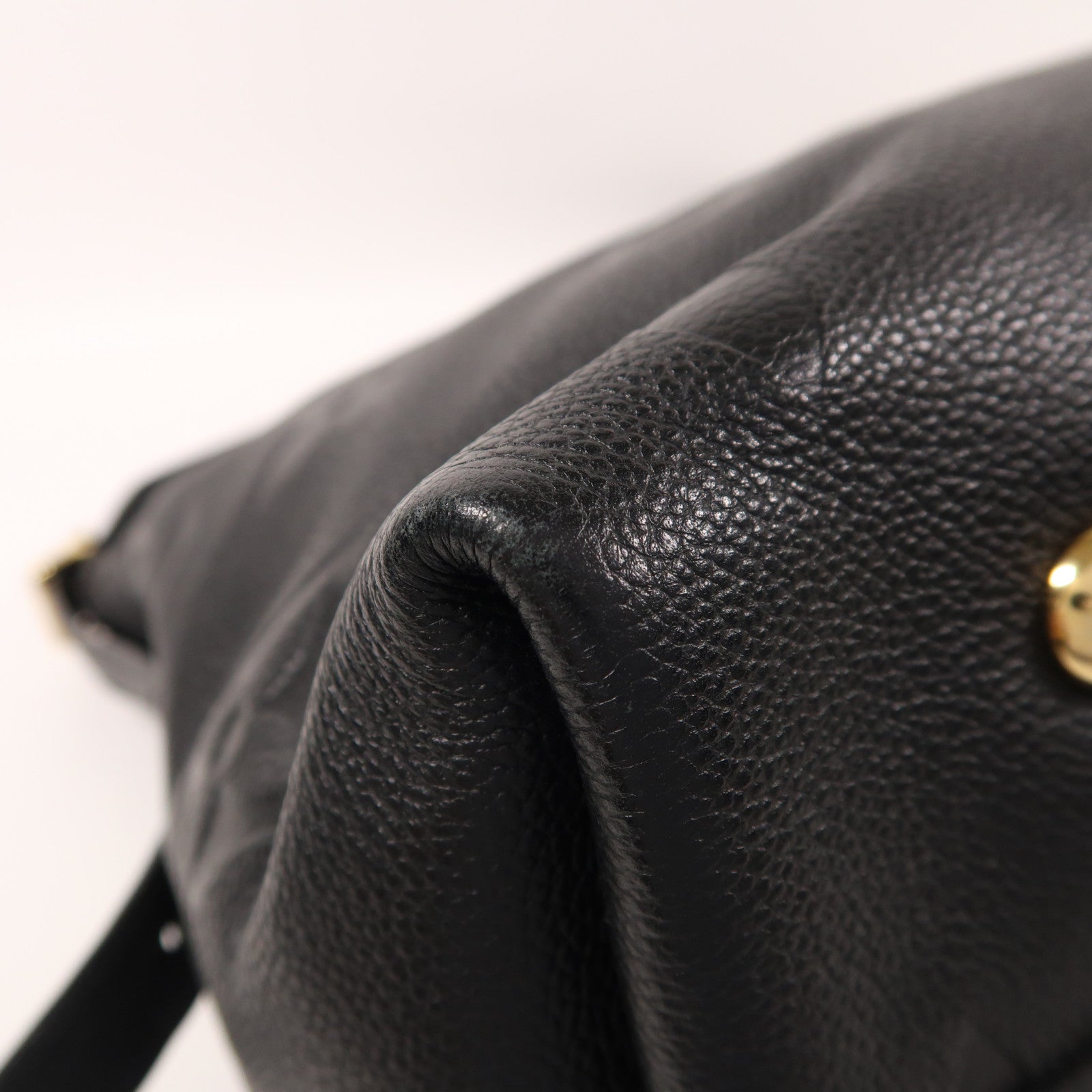 LOUIS VUITTON Monogram Empreinte CarryAll MM金扣肩背袋