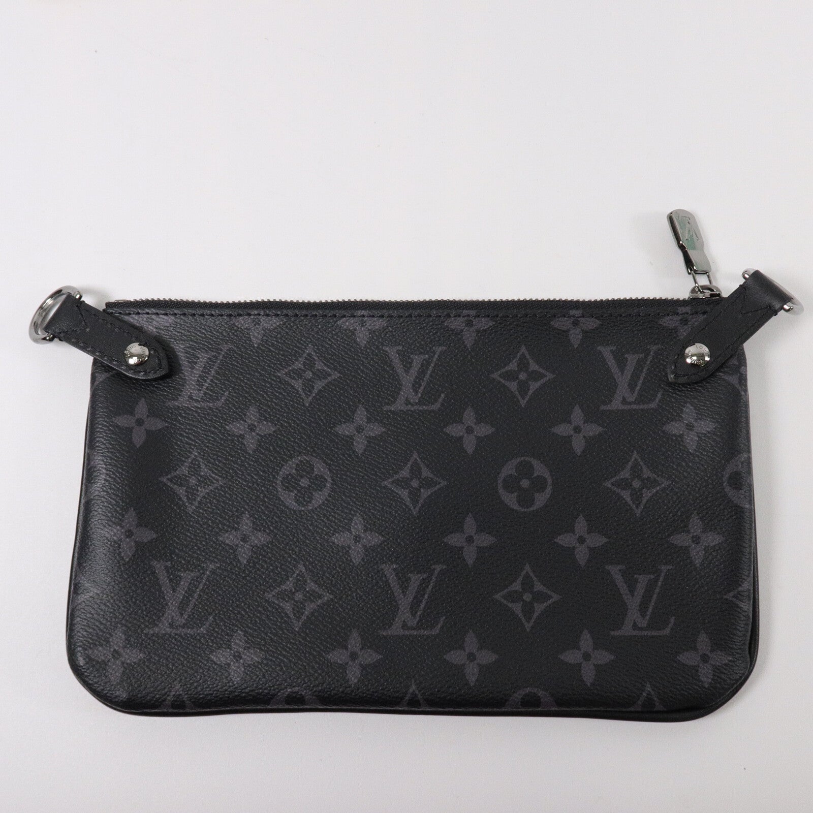 LOUIS VUITTON Monogram Eclipse Reverse Trio Messenger肩背袋
