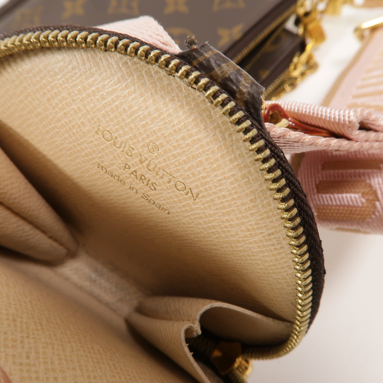 LOUIS VUITTON Monogram Multi Pochette Accessoires鏈帶手挽肩背兩用袋