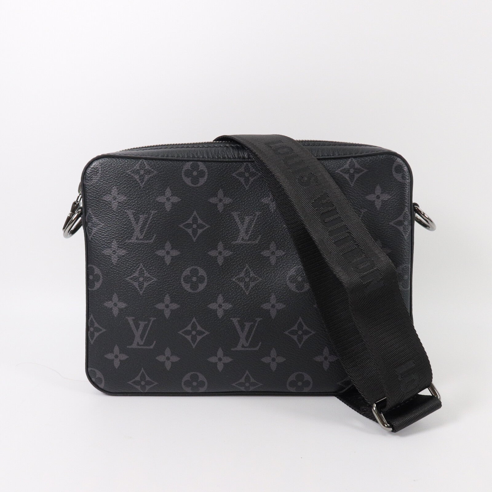 LOUIS VUITTON Monogram Eclipse Reverse Trio Messenger肩背袋