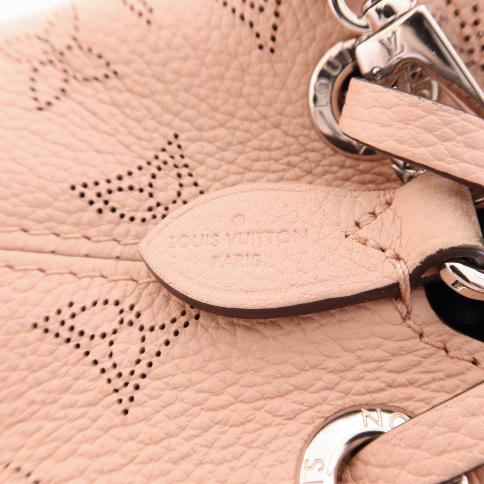 LOUIS VUITTON Mahina Bella銀扣手挽肩背兩用袋