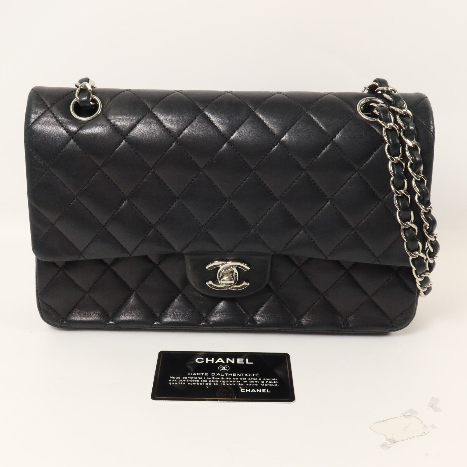 CHANEL 羊皮皮革Vintage Classic 25鏈帶肩背袋