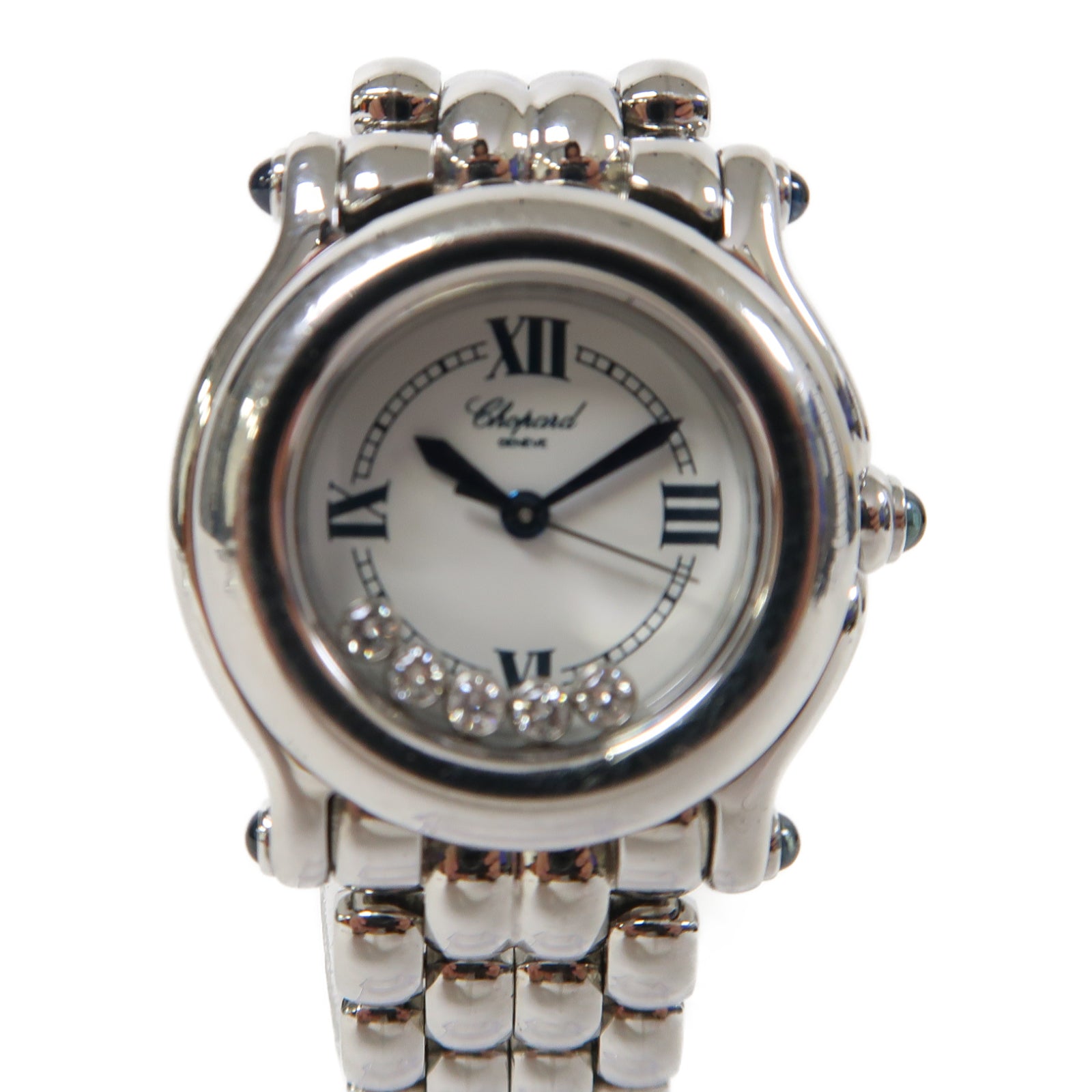 Chopard Happy Sport不鏽鋼手錶石英機芯白色