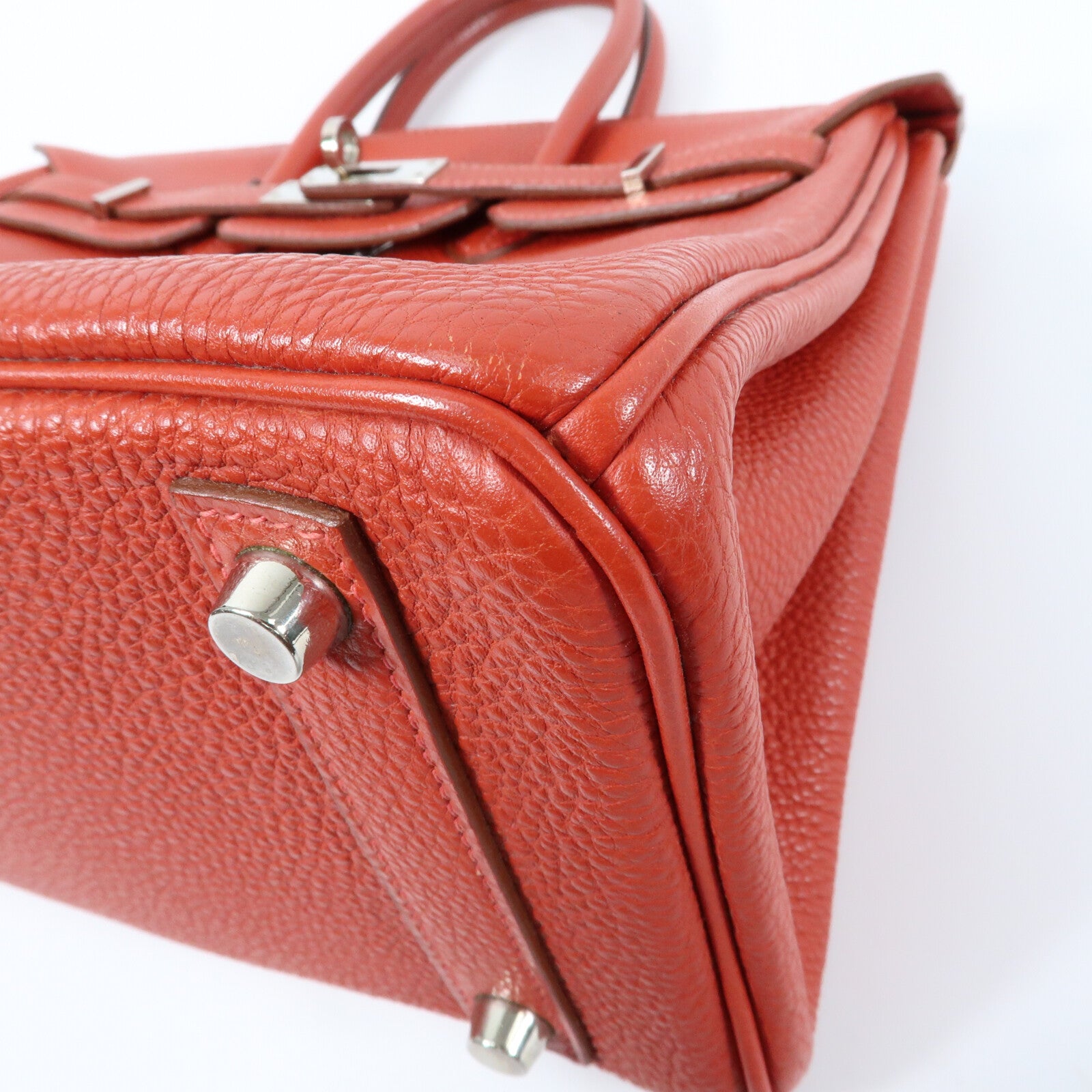 HERMES Togo皮革Birkin 25銀扣手挽袋