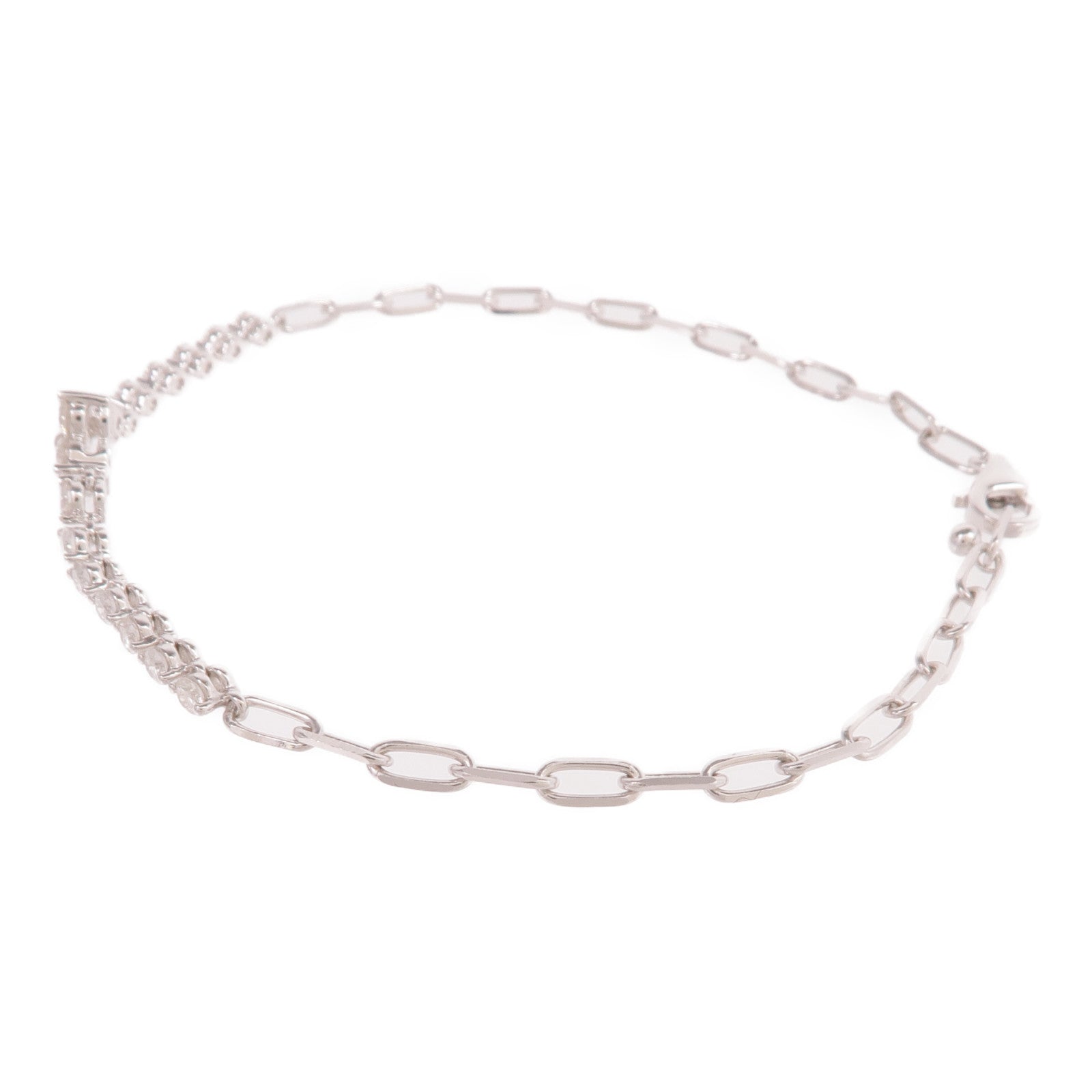 JEWELRY 18K白金Diamond Bracelet鑽石手鏈