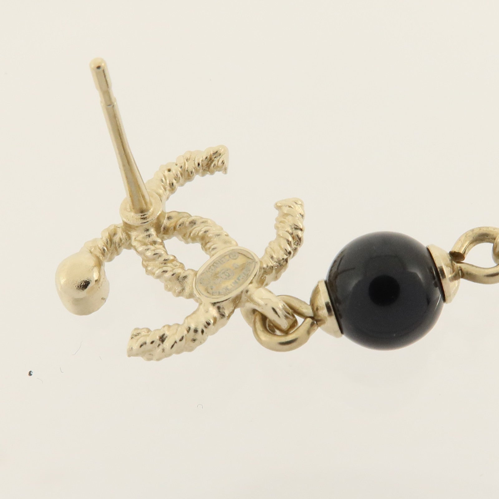 CHANEL 金屬/PVC Earrings耳環