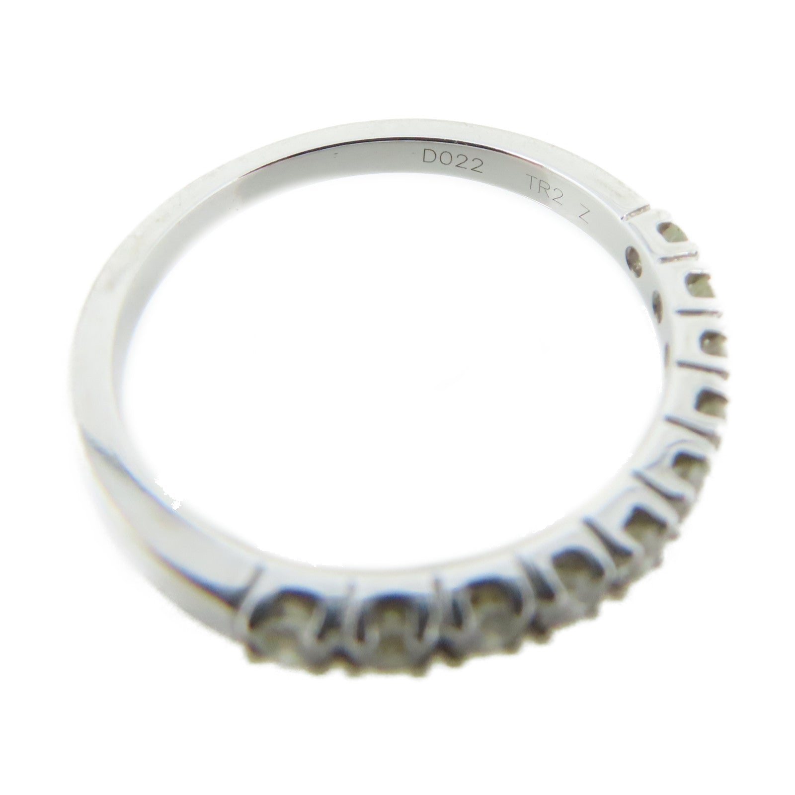 JEWELRY 【激減優惠】18K白金/0.22ct鑽石Diamond Ring戒指US#4.5