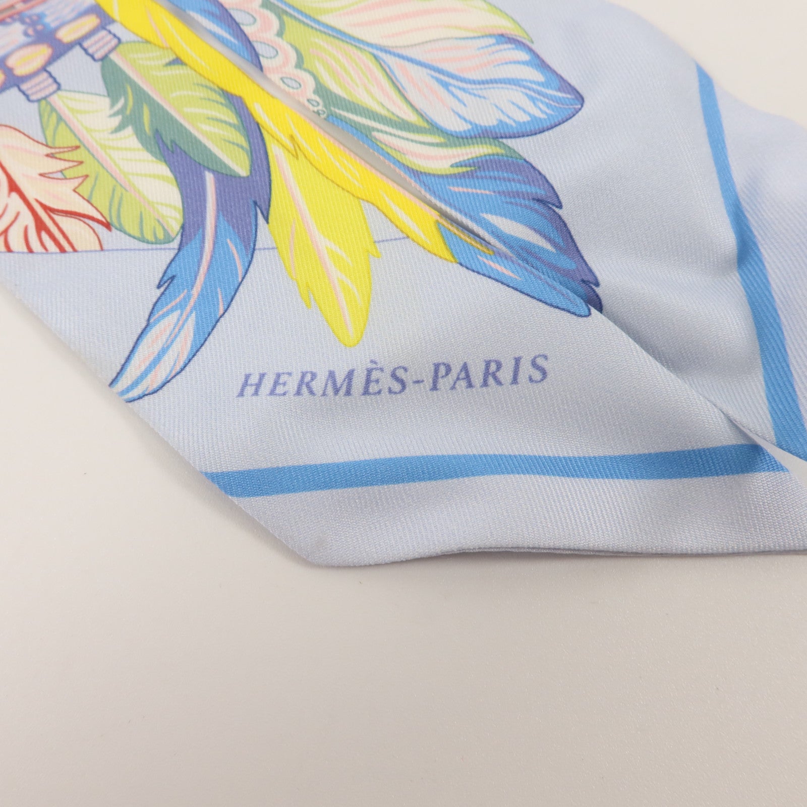 HERMES 絲質Twilly絲巾