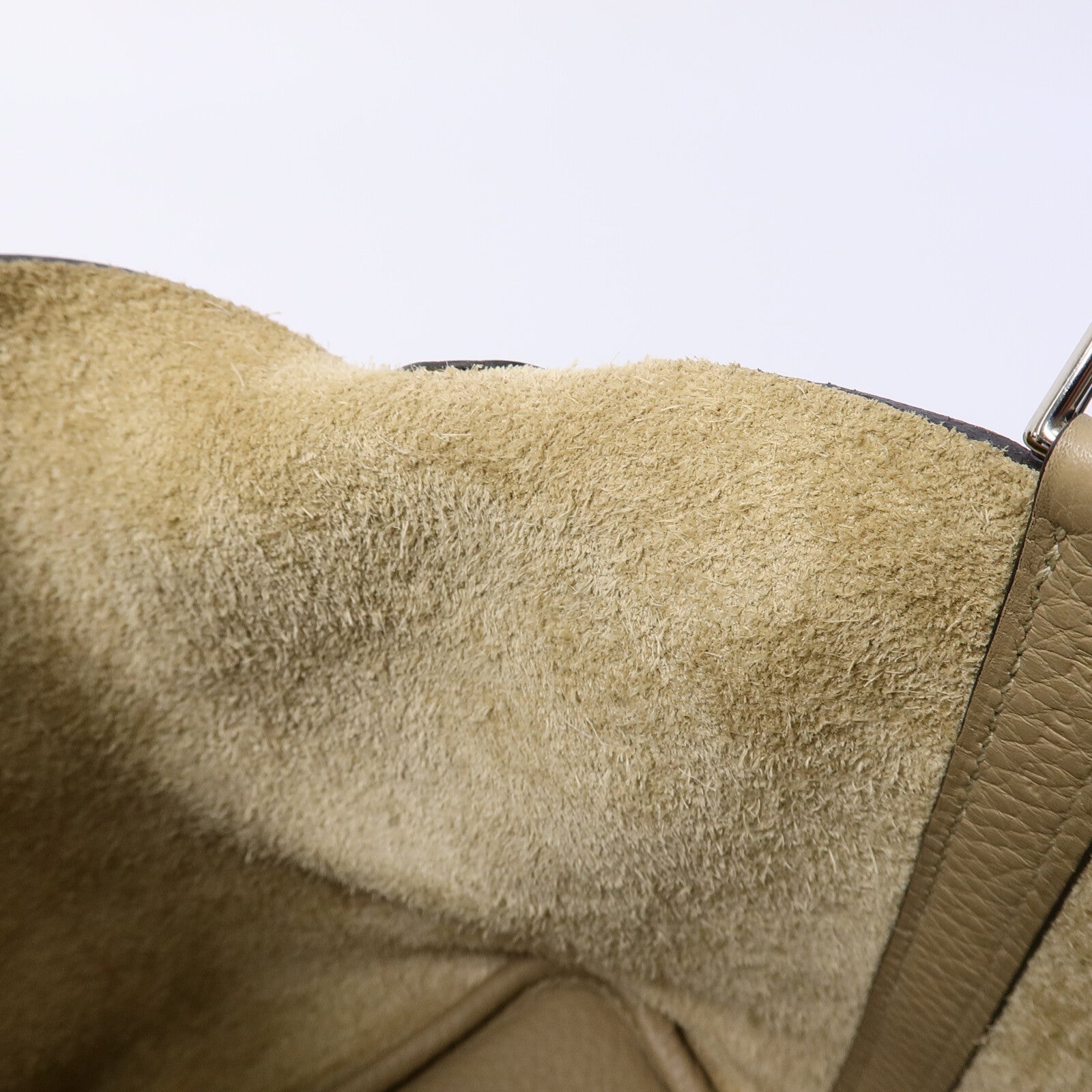 HERMES Clemence皮革Picotin PM手挽袋Trench